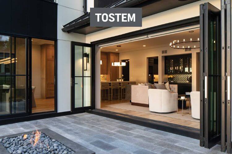 Các mẫu cửa xếp trượt gấp bền, đẹp và hiện đại nhất hiện nay