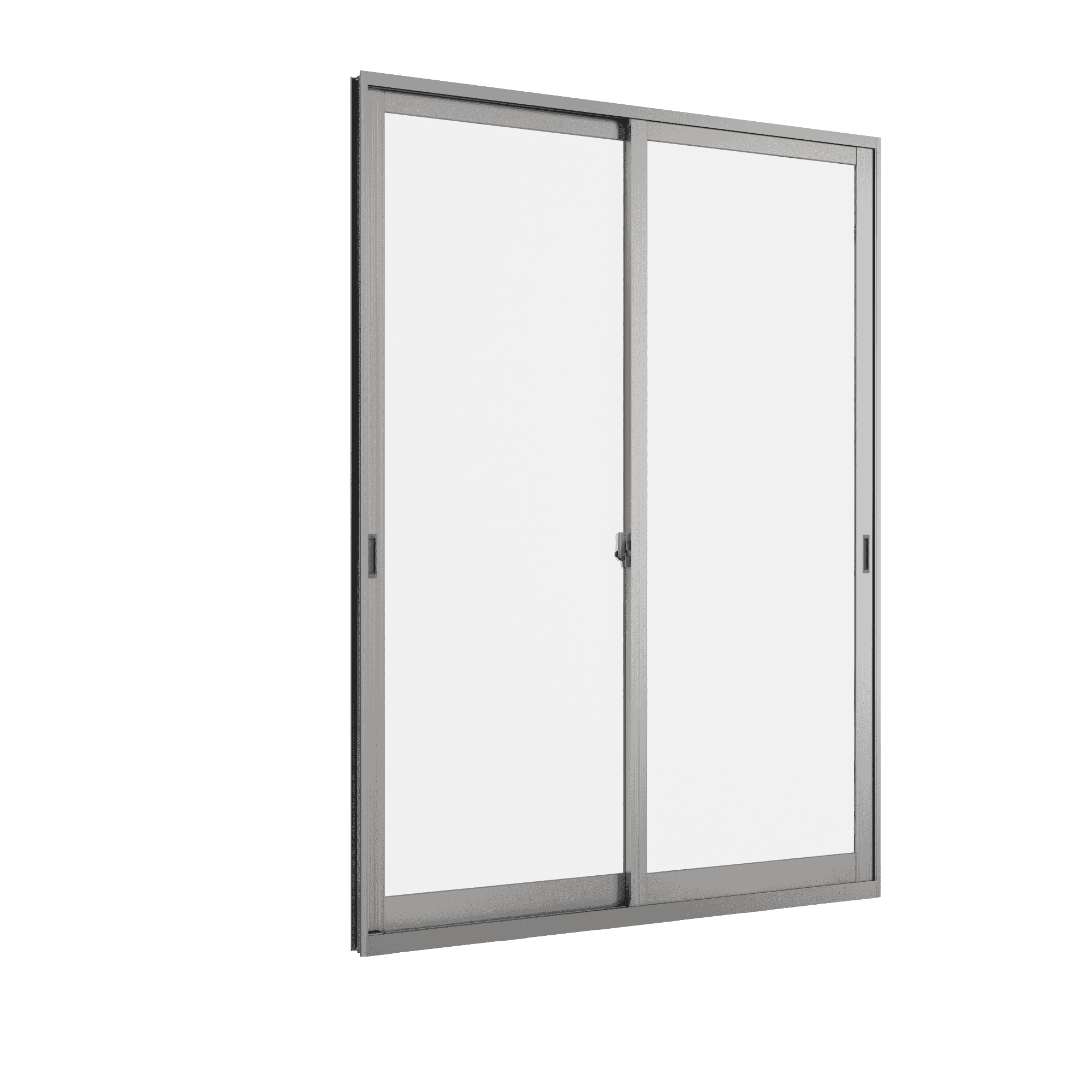 Cửa đi mở trượt 2 cánh 2 ray Weplus