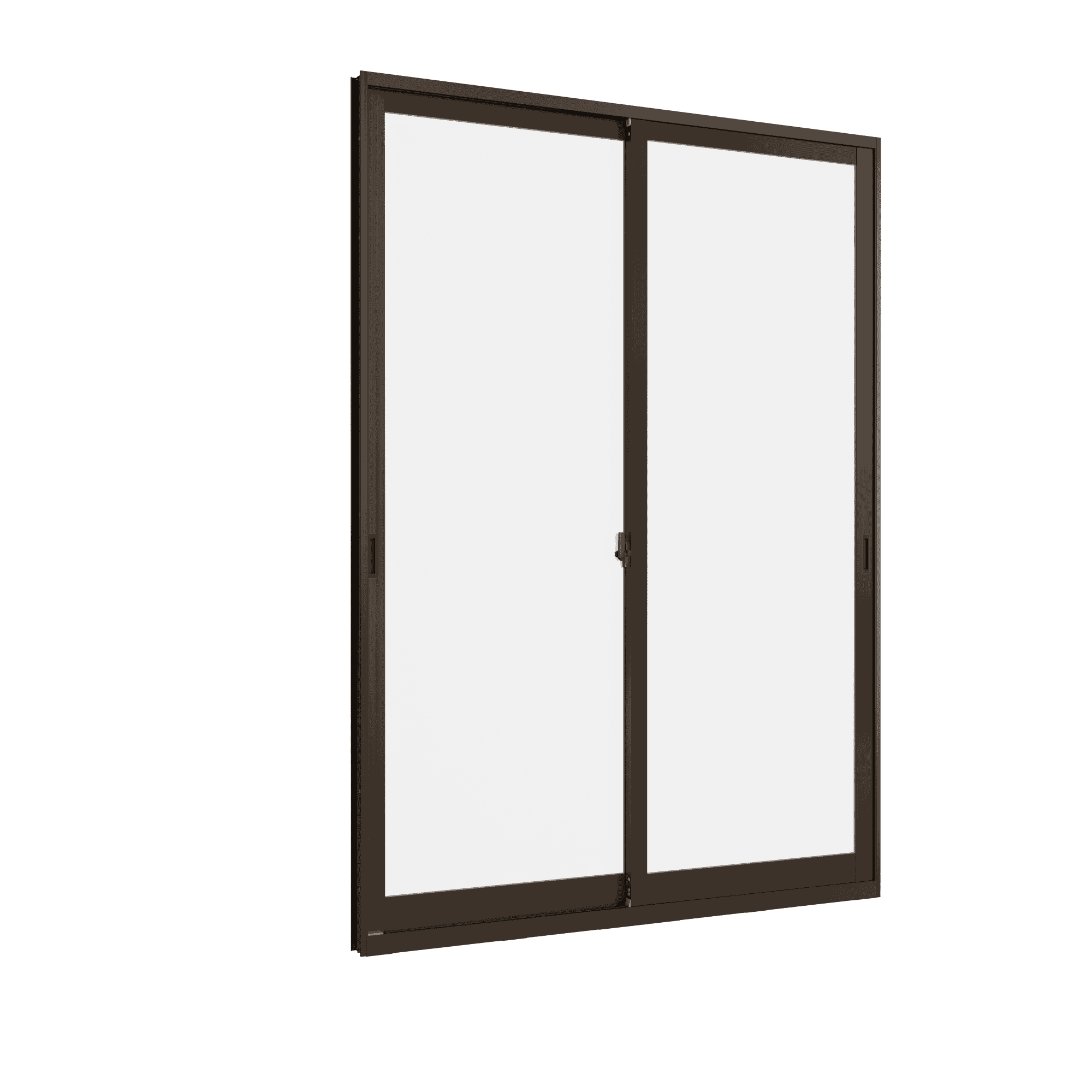 Cửa đi mở trượt 2 cánh 2 ray Weplus