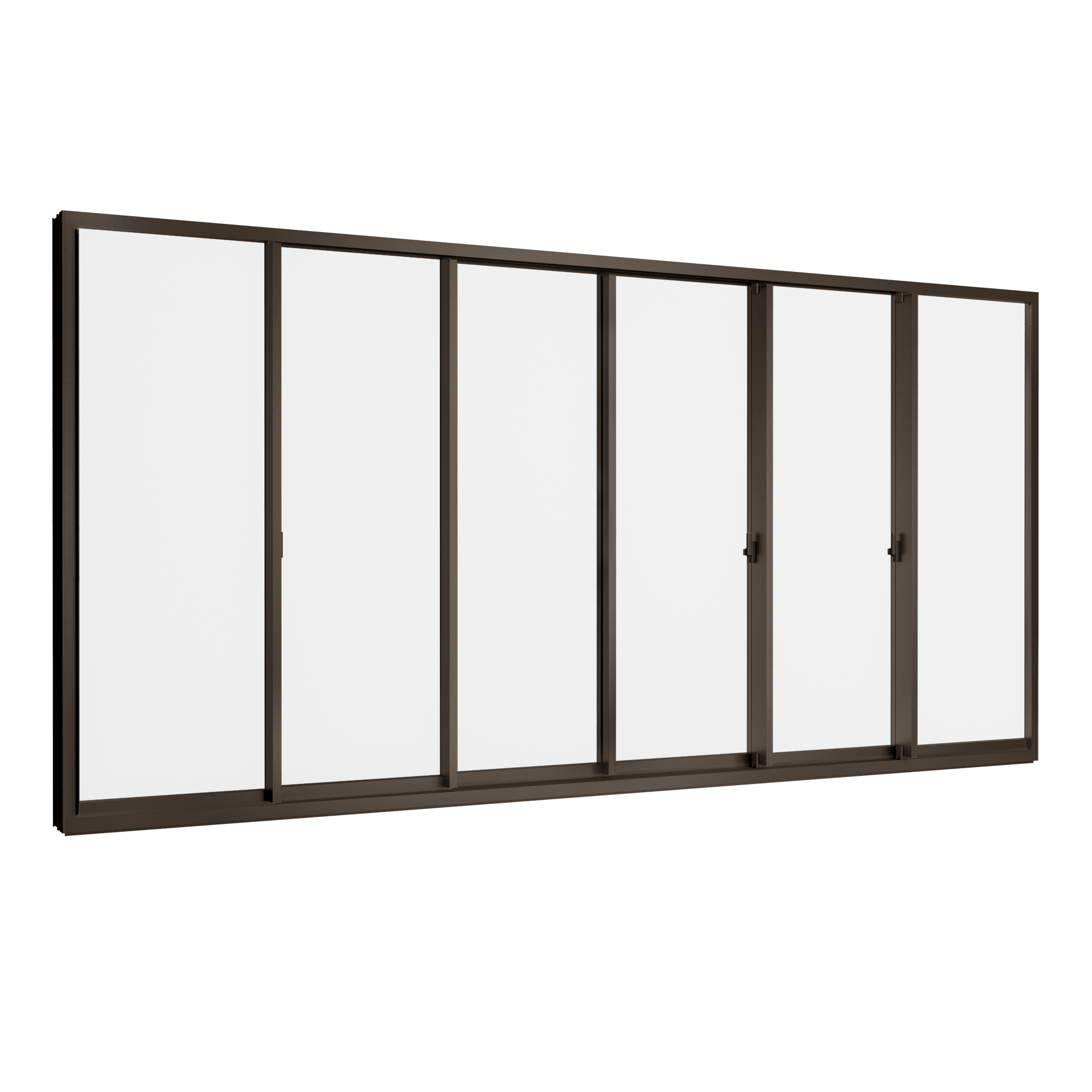 Sliding Door 6 panels on 3 tracks Grants