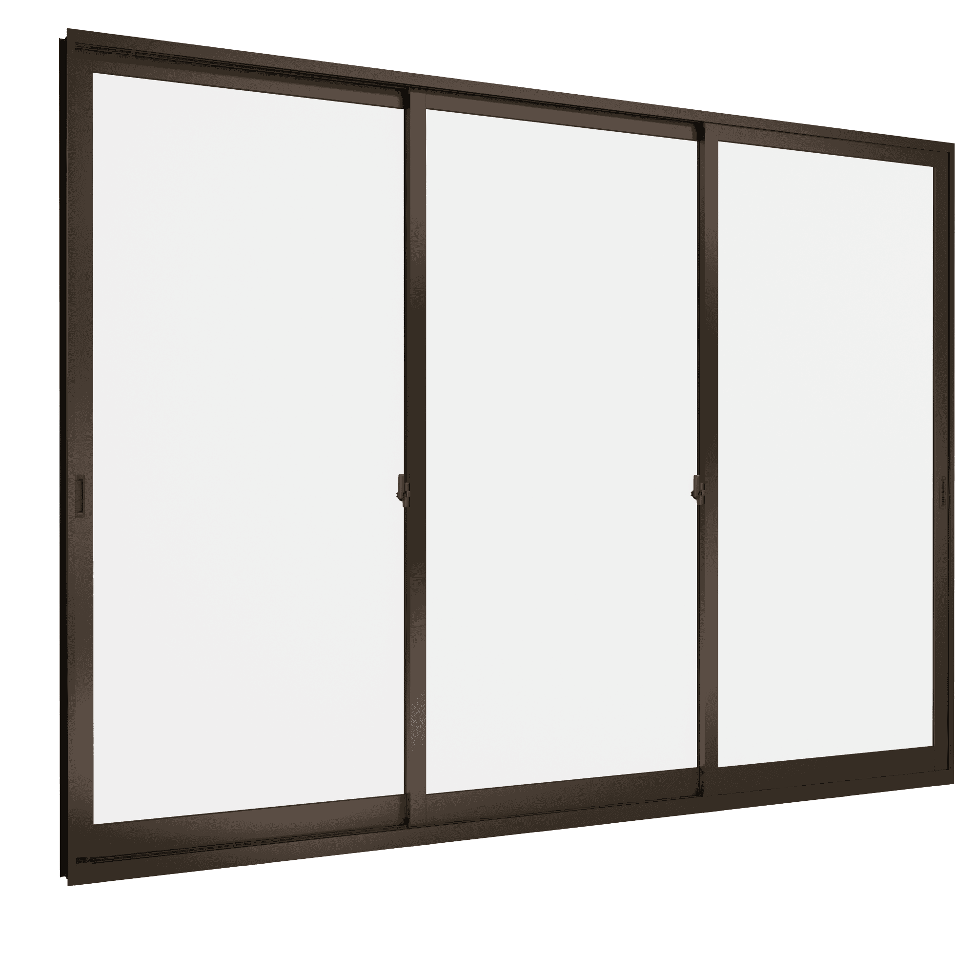 Cửa đi mở trượt 3 cánh 3 ray Weplus
