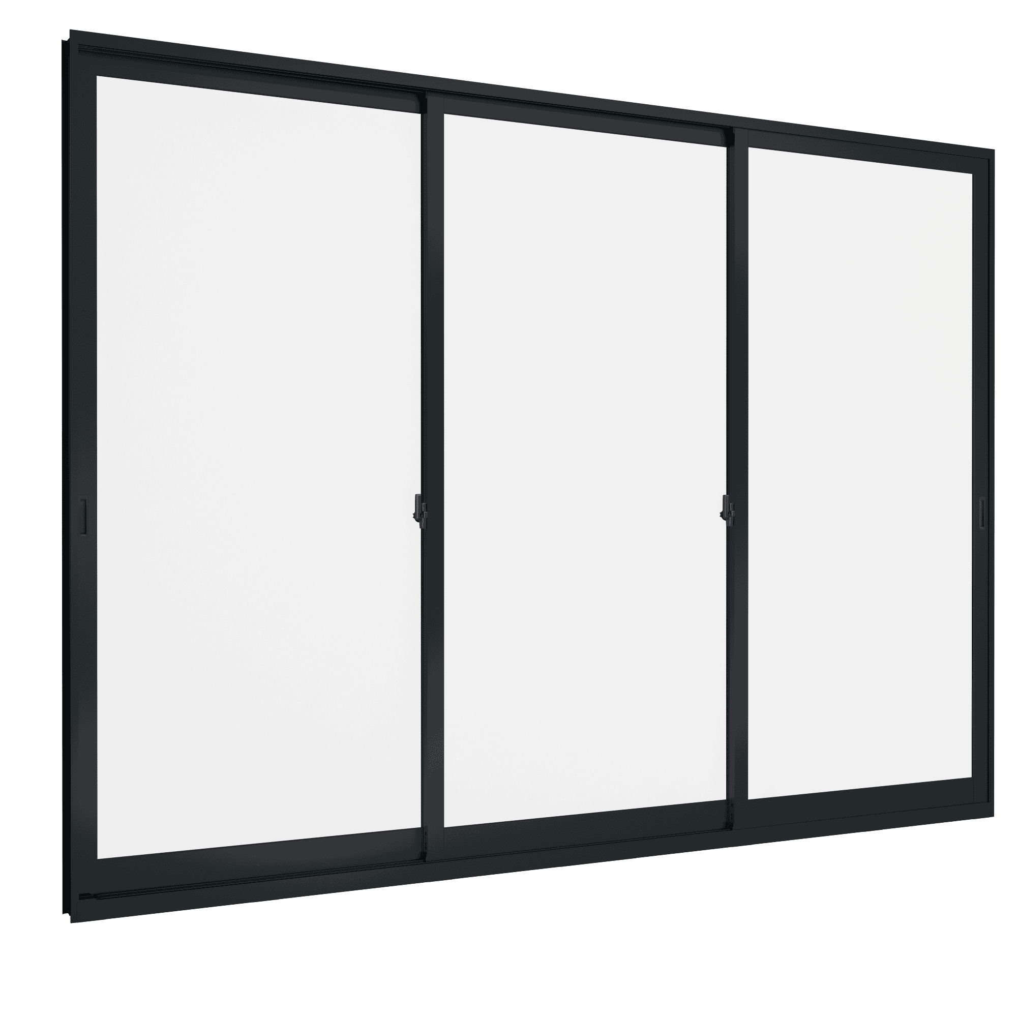 Cửa đi mở trượt 3 cánh 3 ray Weplus
