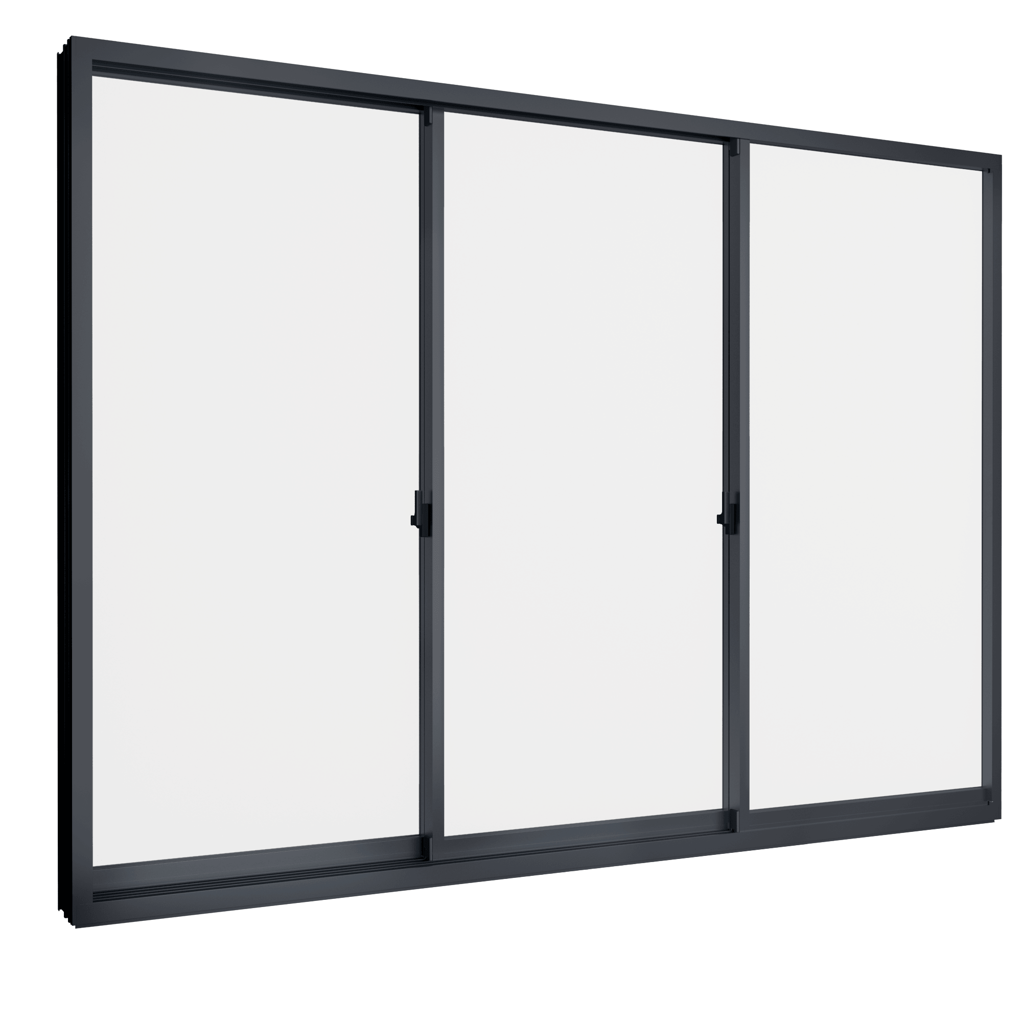 Cửa đi mở trượt 3 cánh 3 ray Grants