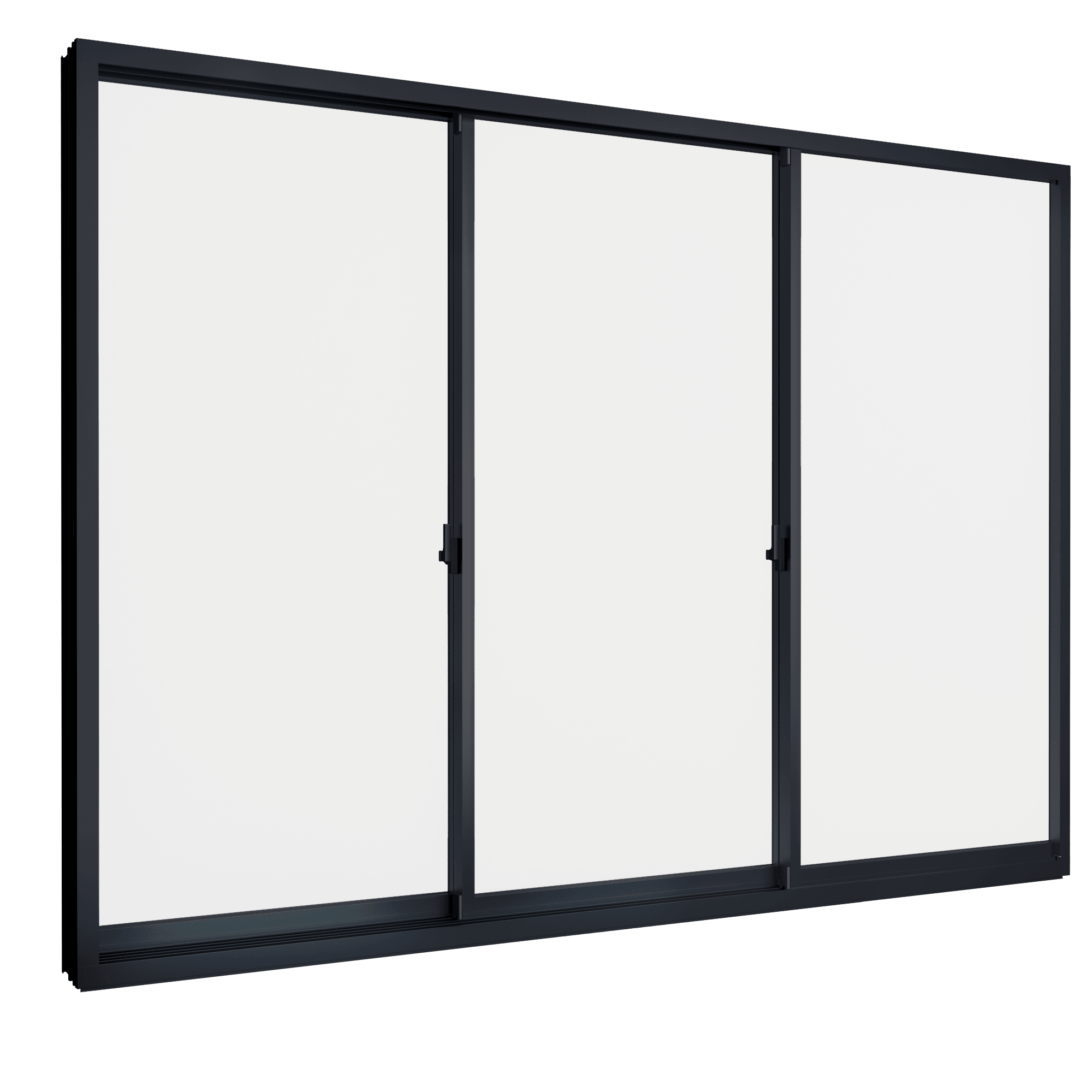Cửa đi mở trượt 3 cánh 3 ray Grants