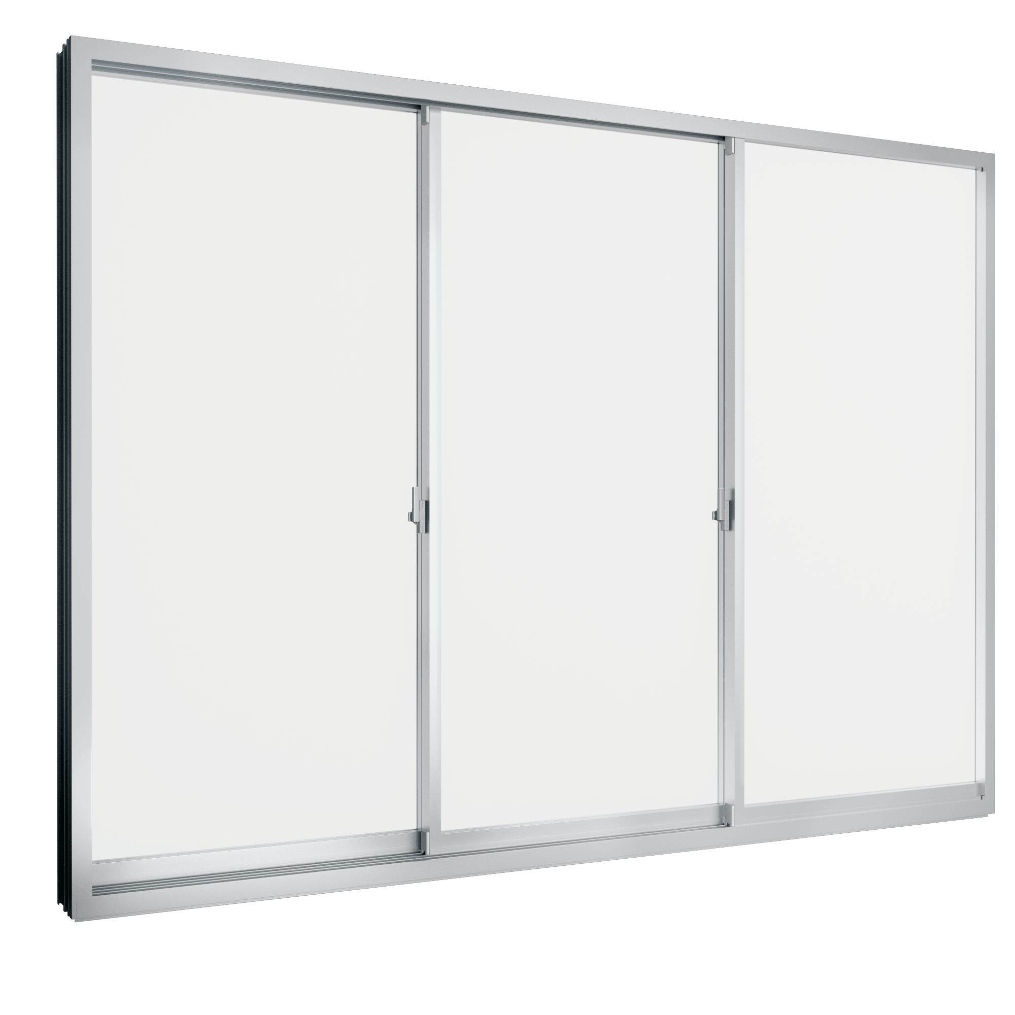 Cửa đi mở trượt 3 cánh 3 ray Grants