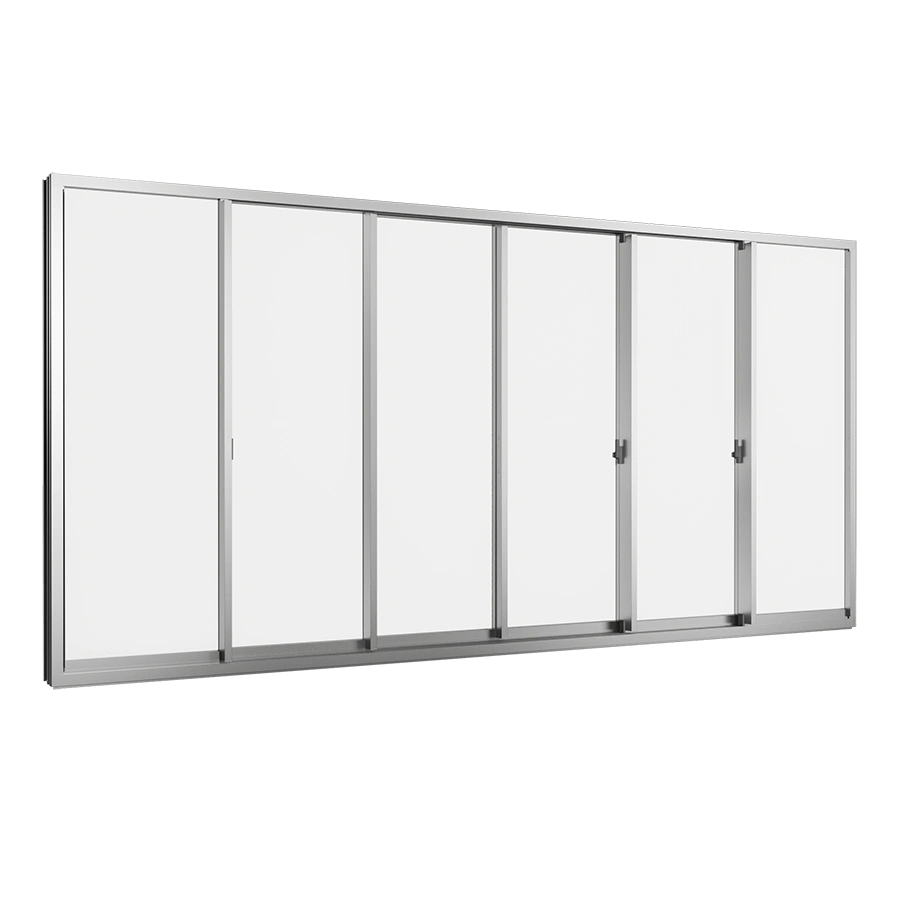 Sliding Door 6 panels on 3 tracks Grants