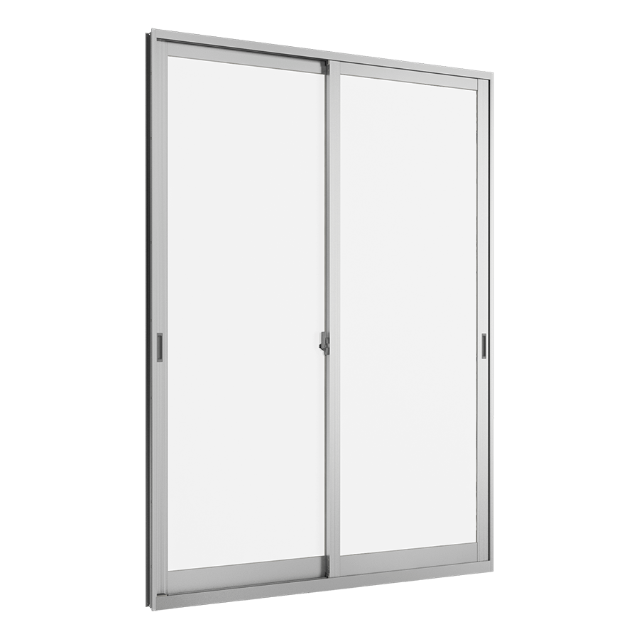 Cửa đi mở trượt (2 cánh 2 ray) Weplus