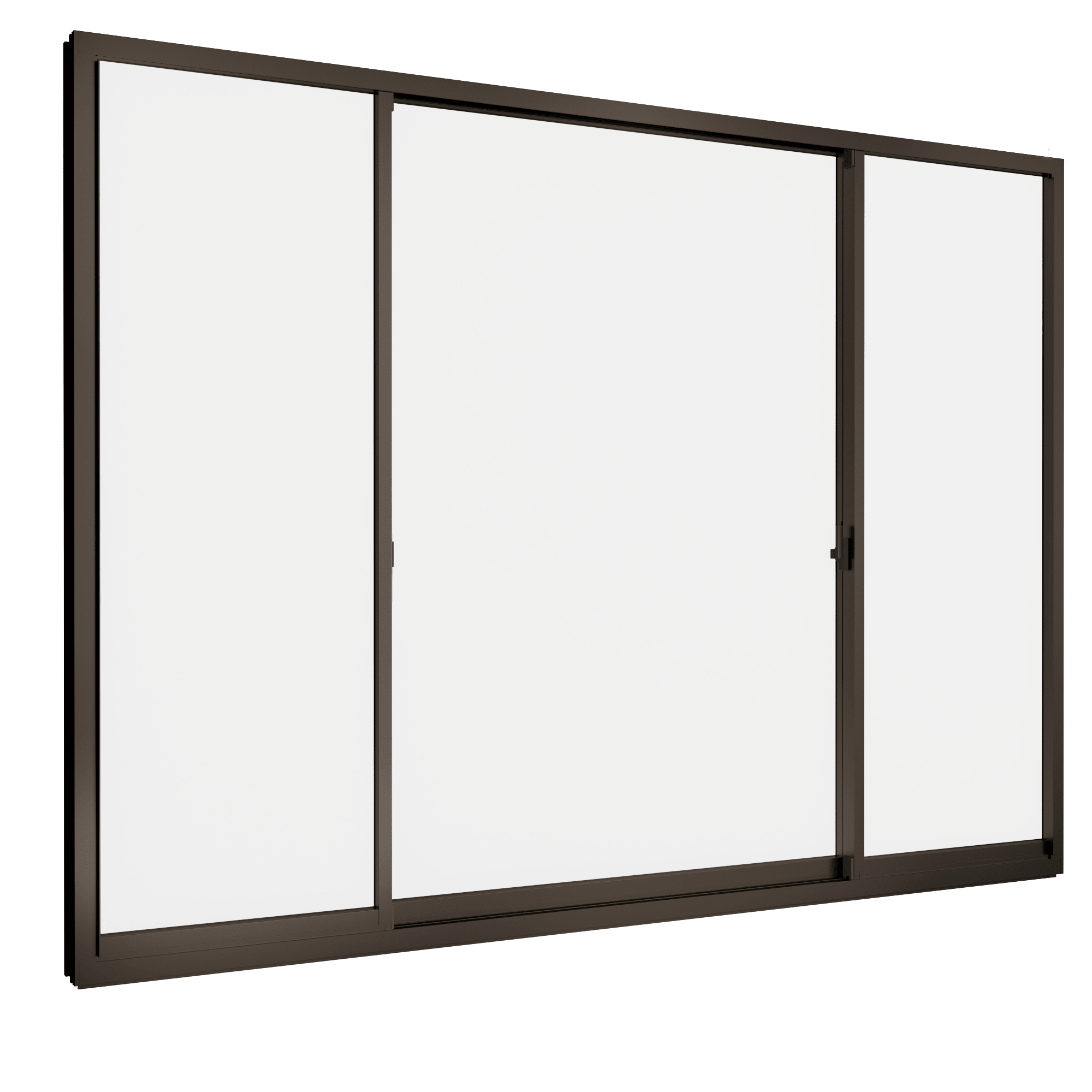 Cửa đi mở trượt 3 cánh 2 ray Grants