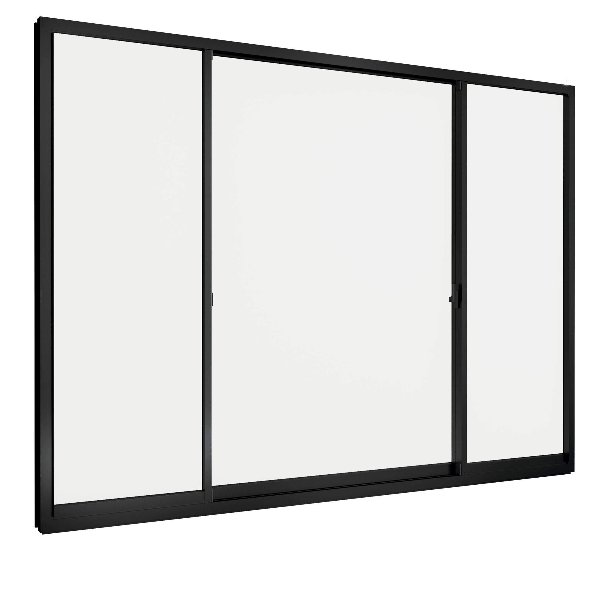 Cửa đi mở trượt 3 cánh 2 ray Grants