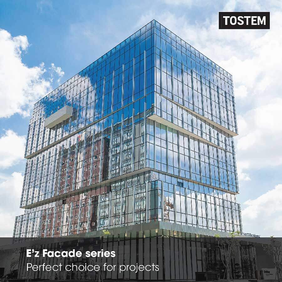 Vách dựng nhôm kính E’z – Lựa chọn hoàn hảo cho các công trình