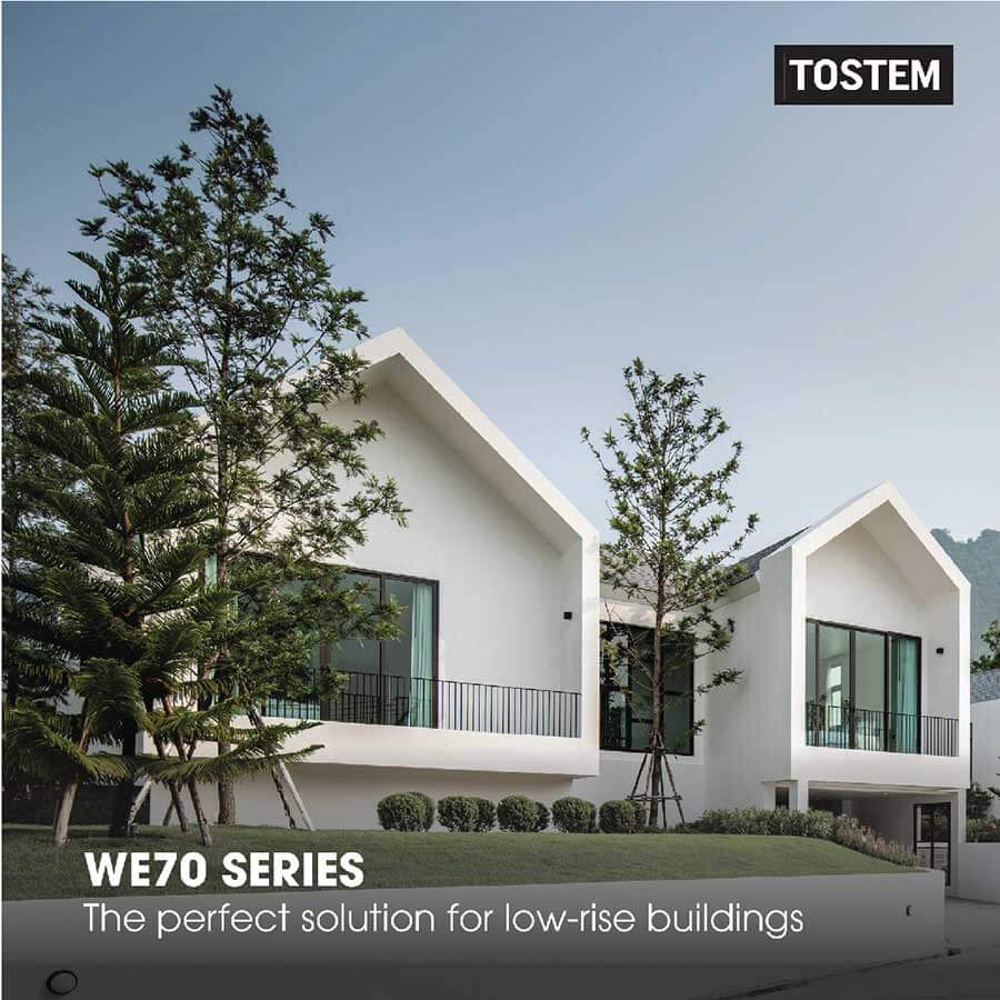 Hệ cửa We 70: Giải pháp hoàn hảo cho công trình thấp tầng