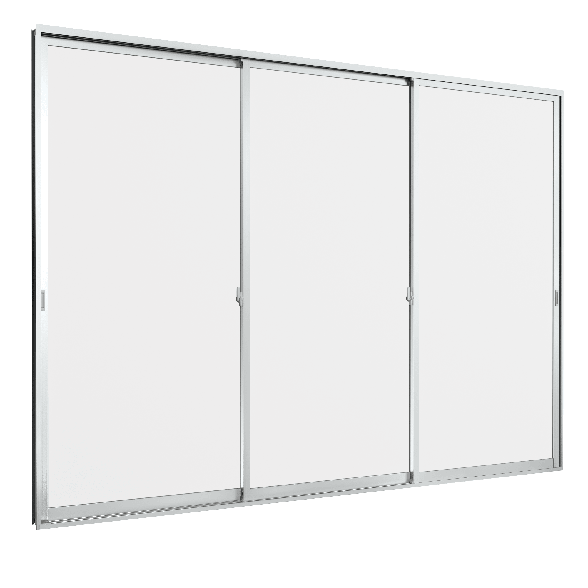 Cửa đi mở trượt 3 cánh 3 ray We70