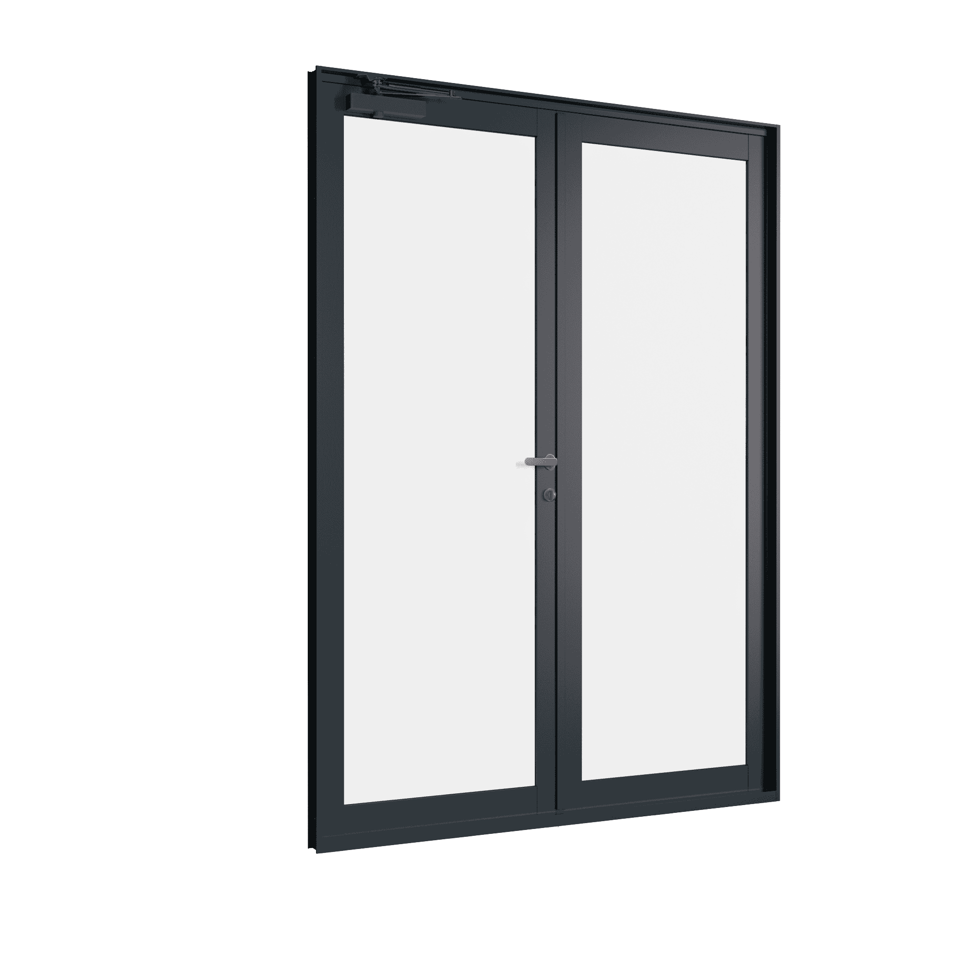 Cửa đi mở ngoài 2 cánh We70