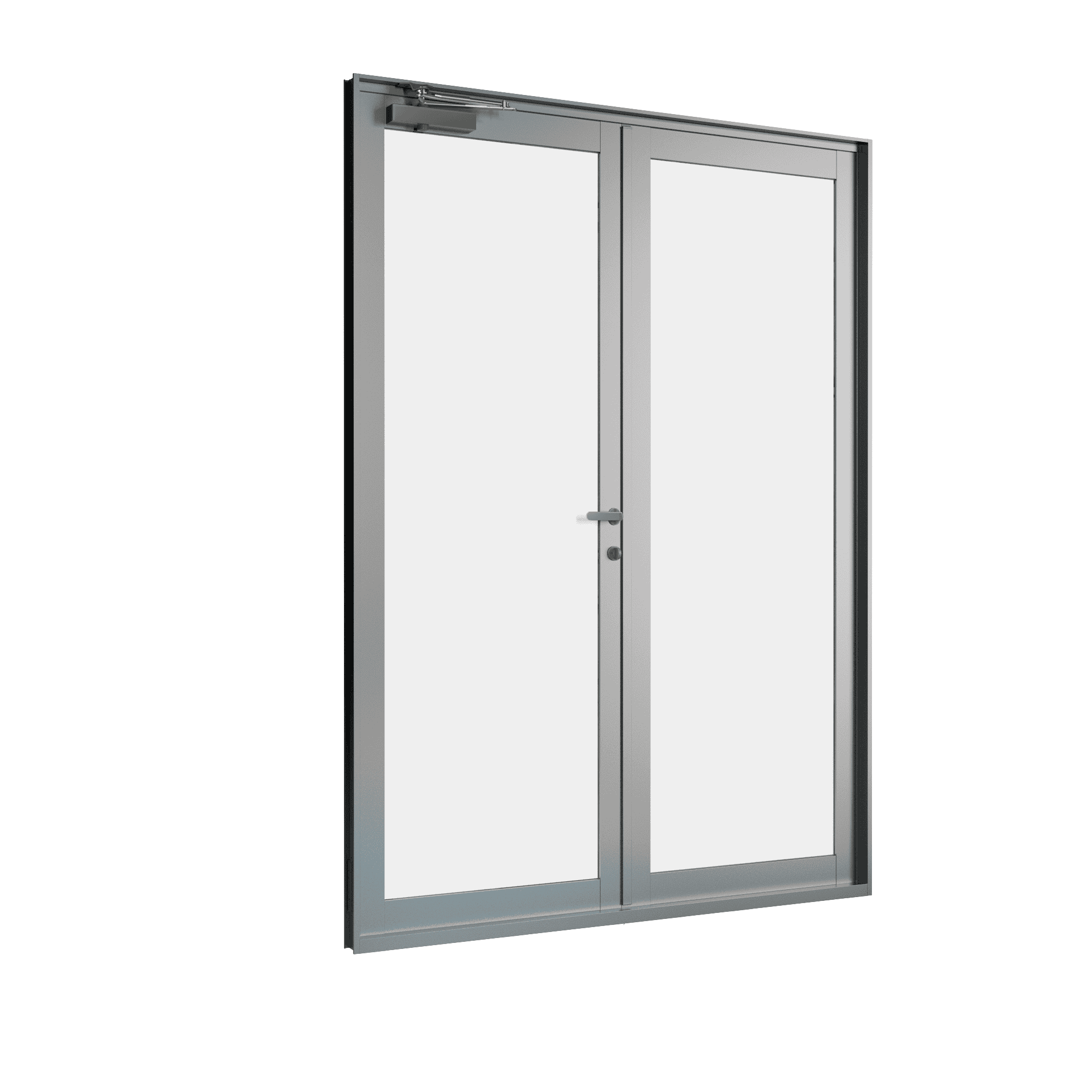 Cửa đi mở ngoài 2 cánh We70