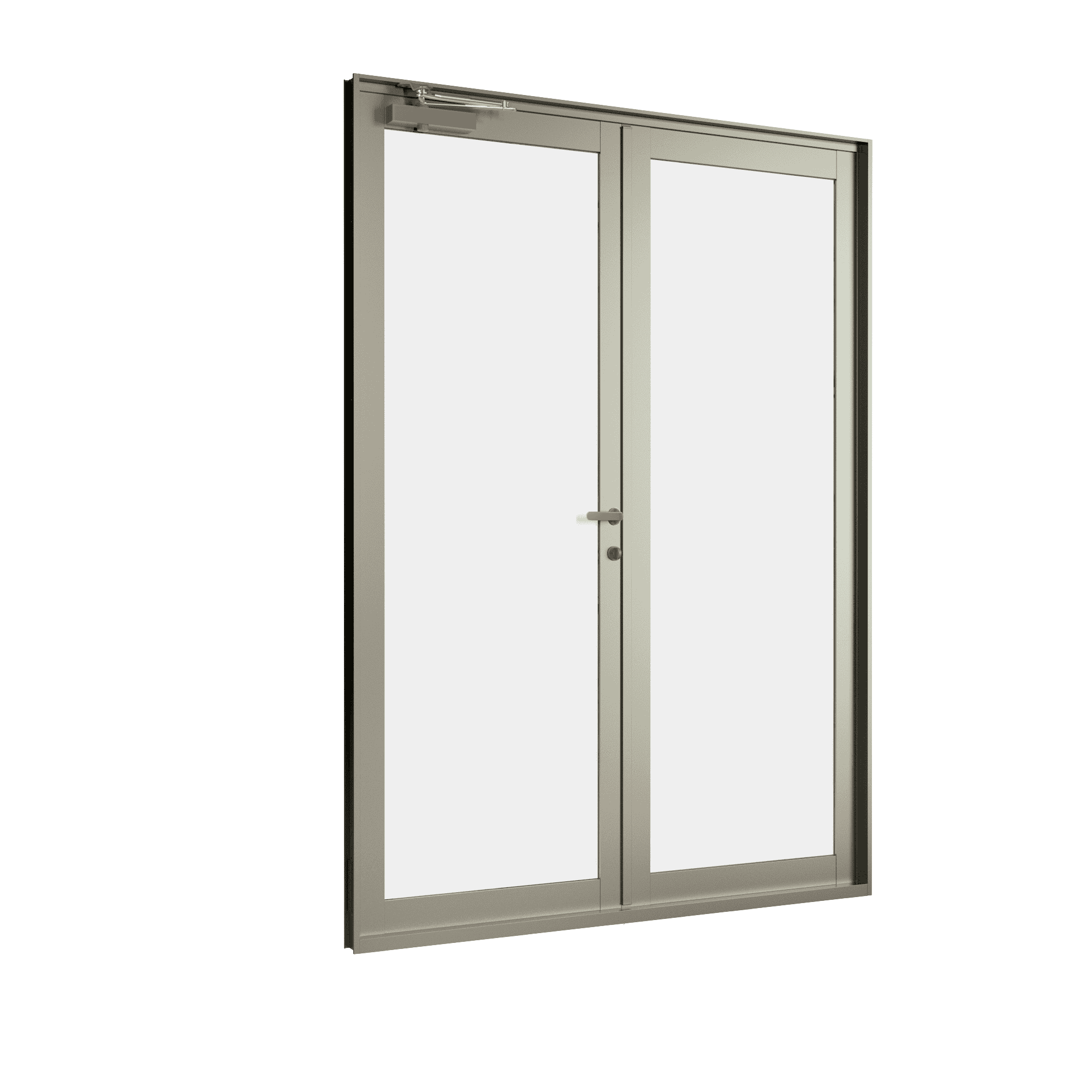 Cửa đi mở ngoài 2 cánh We70