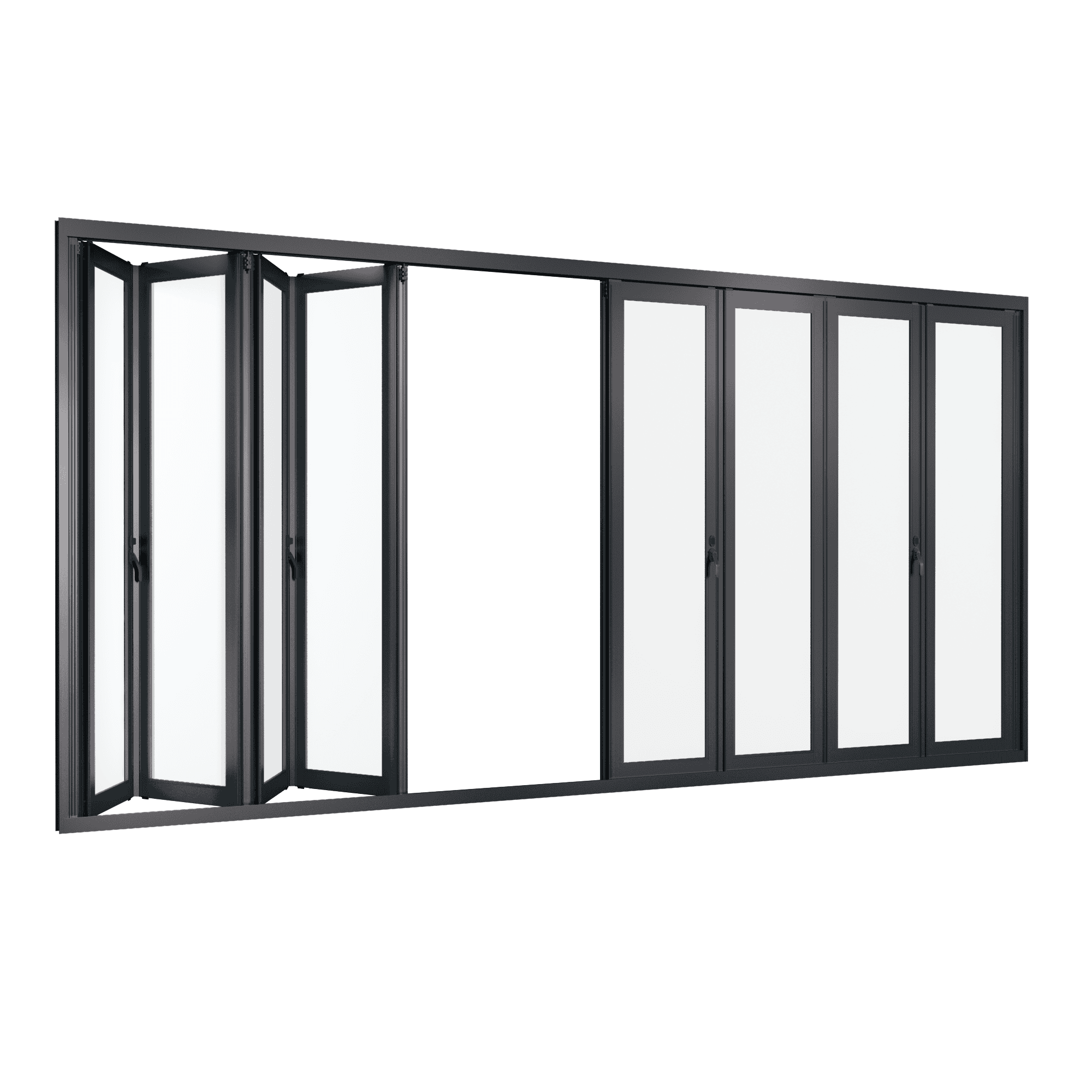Cửa đi xếp trượt 8 cánh