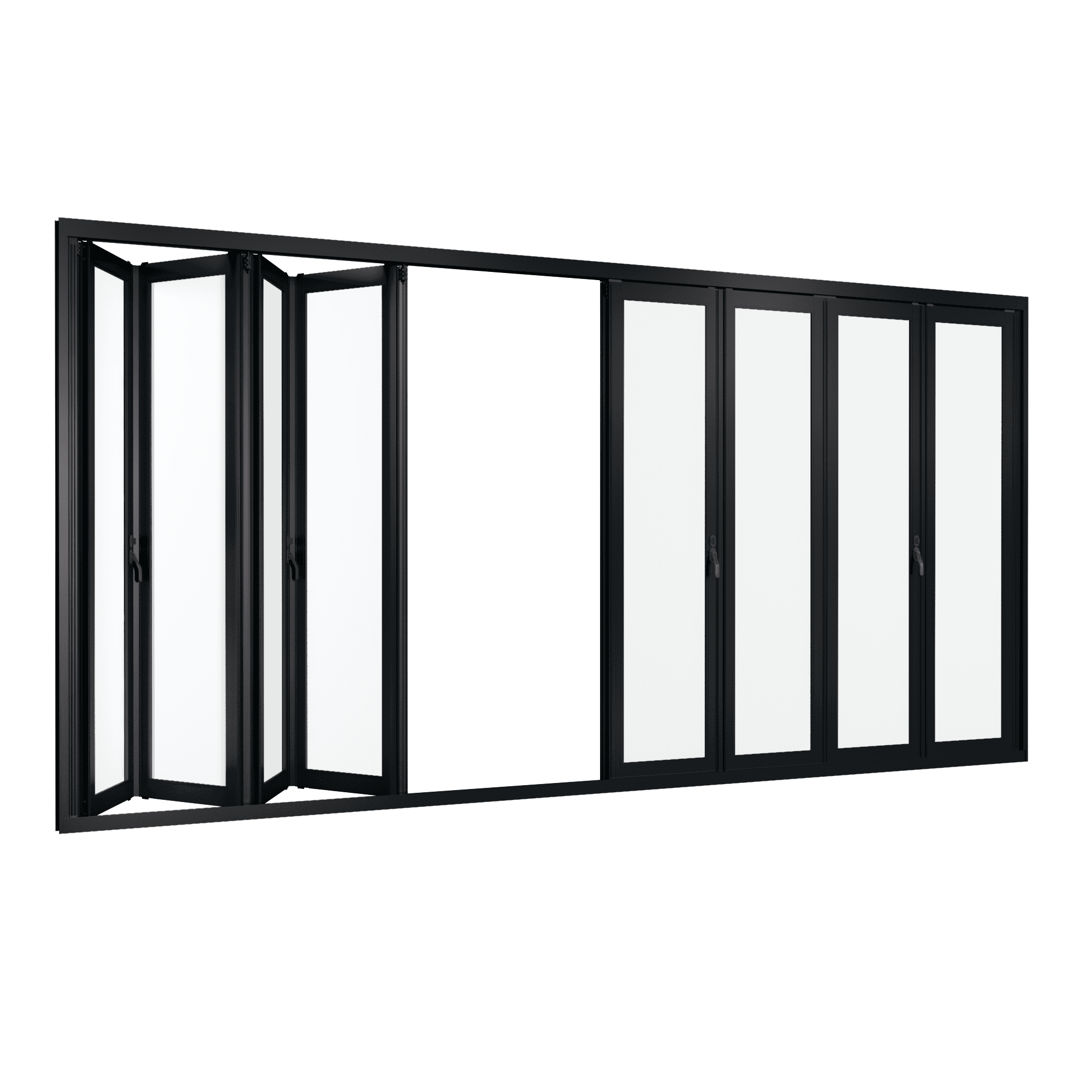 Cửa đi xếp trượt 8 cánh