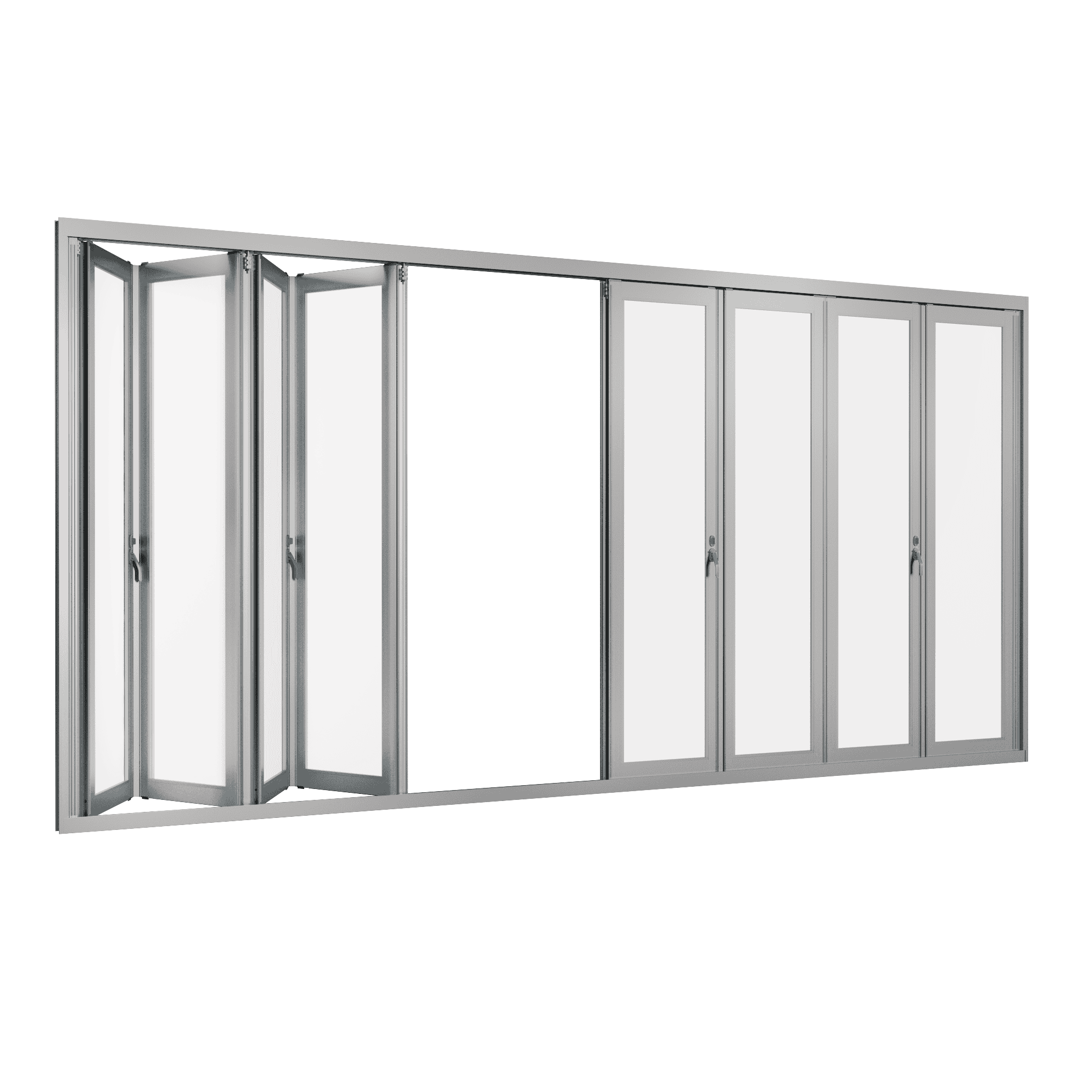 Cửa đi xếp trượt 8 cánh