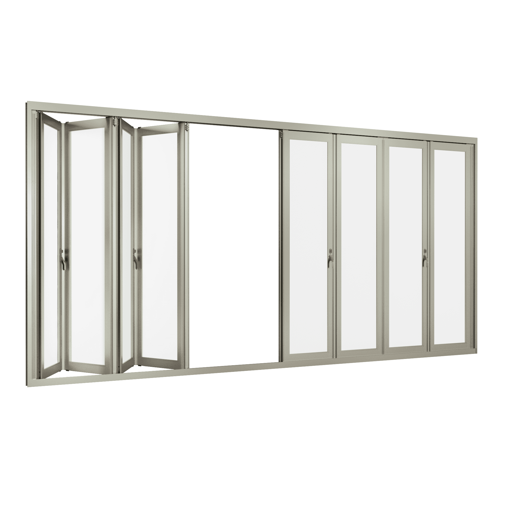 Cửa đi xếp trượt 8 cánh