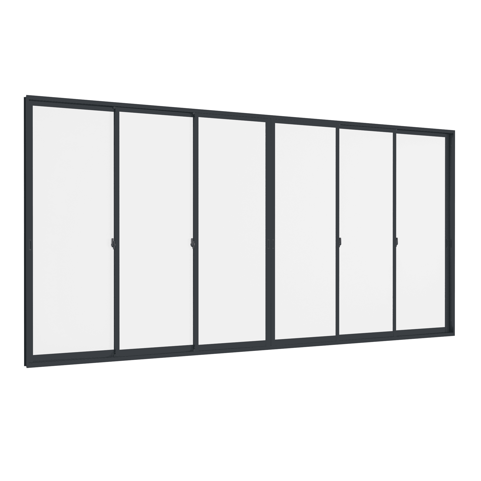 Sliding Door 6 panels on 3 tracks WE 70