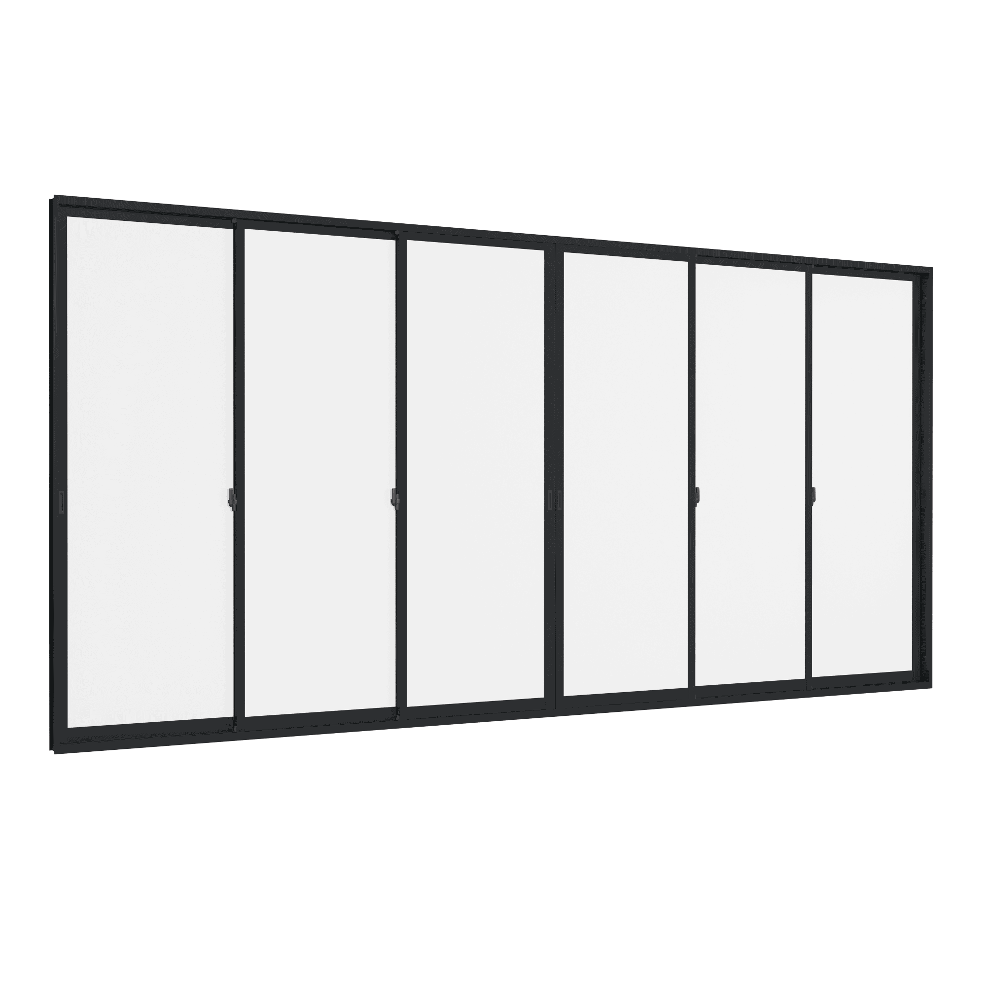 Sliding Door 6 panels on 3 tracks WE 70