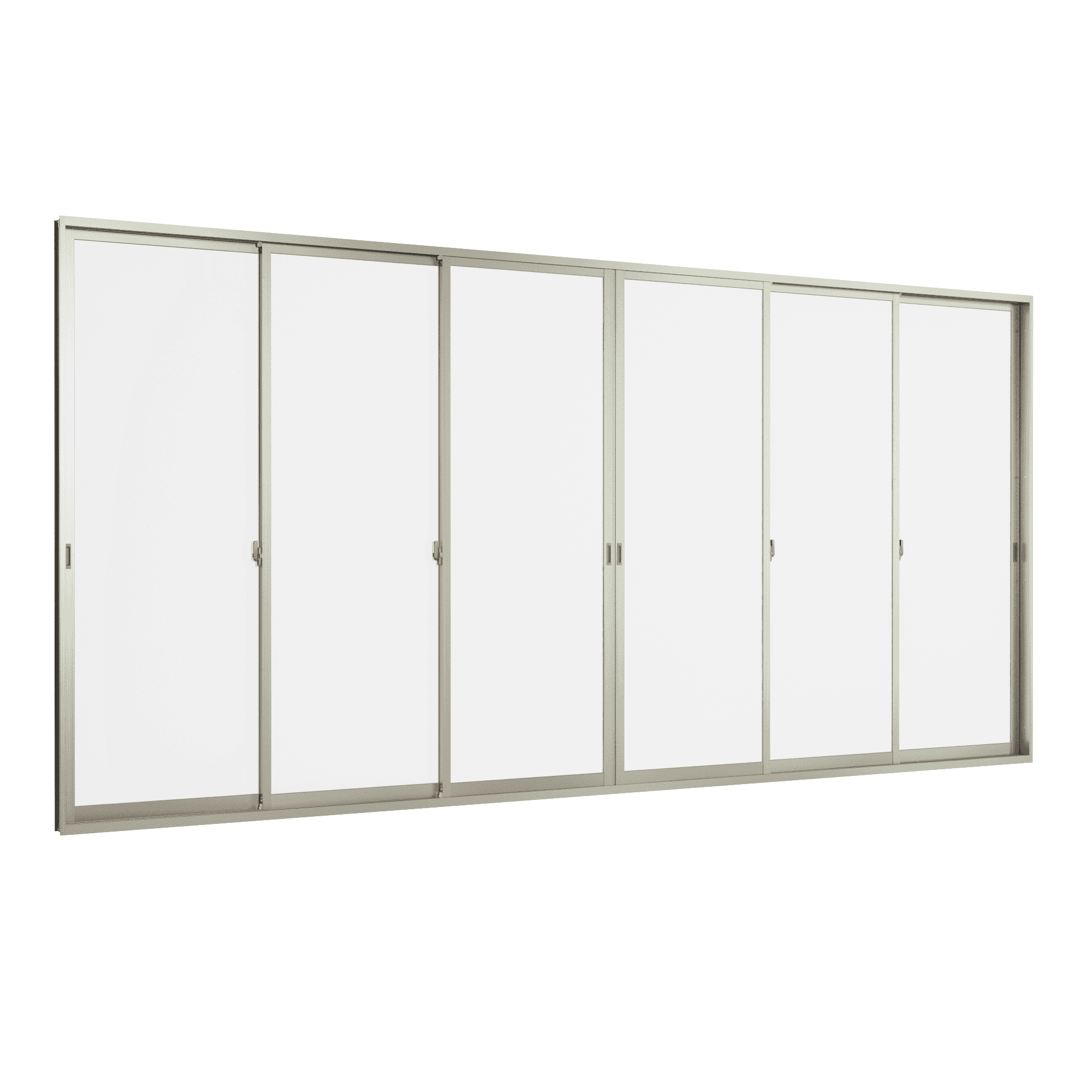 Sliding Door 6 panels on 3 tracks WE 70