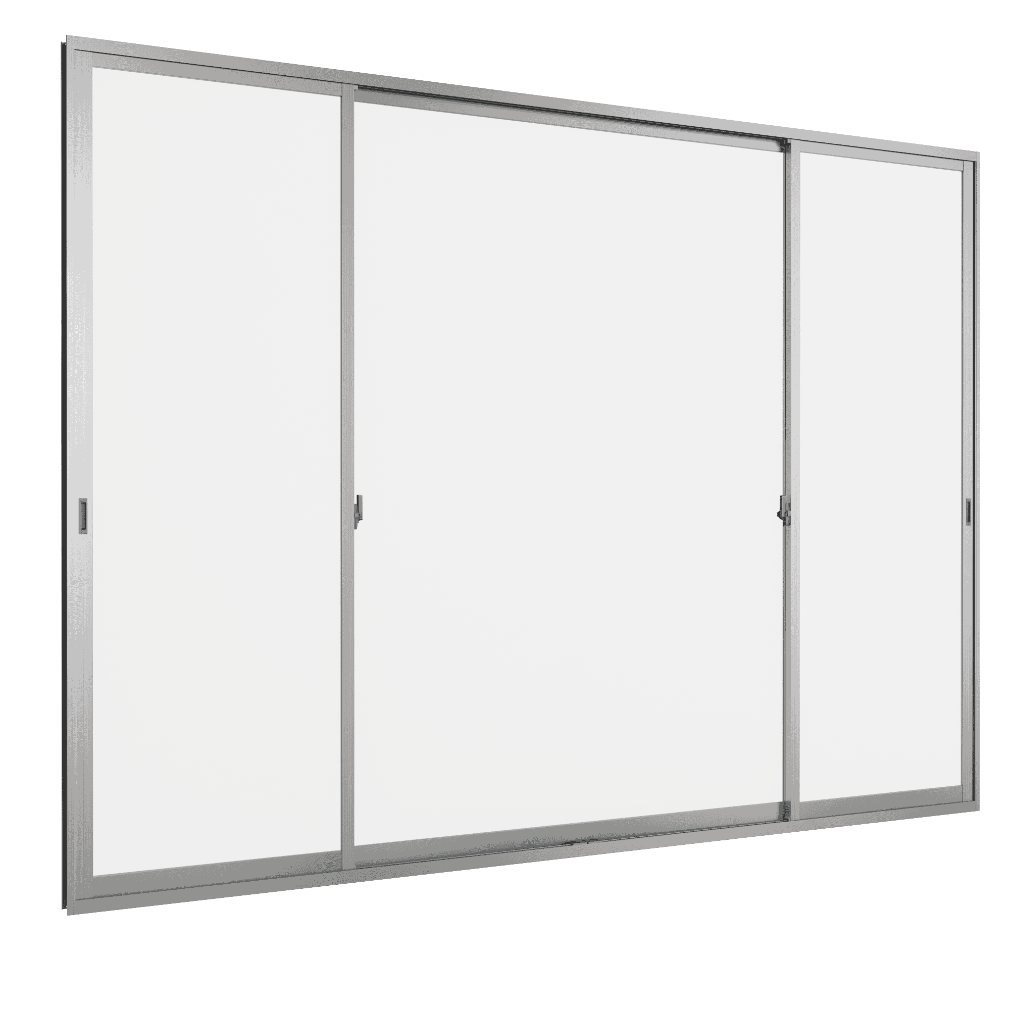 Cửa đi mở trượt 3 cánh 2 ray SFS We70