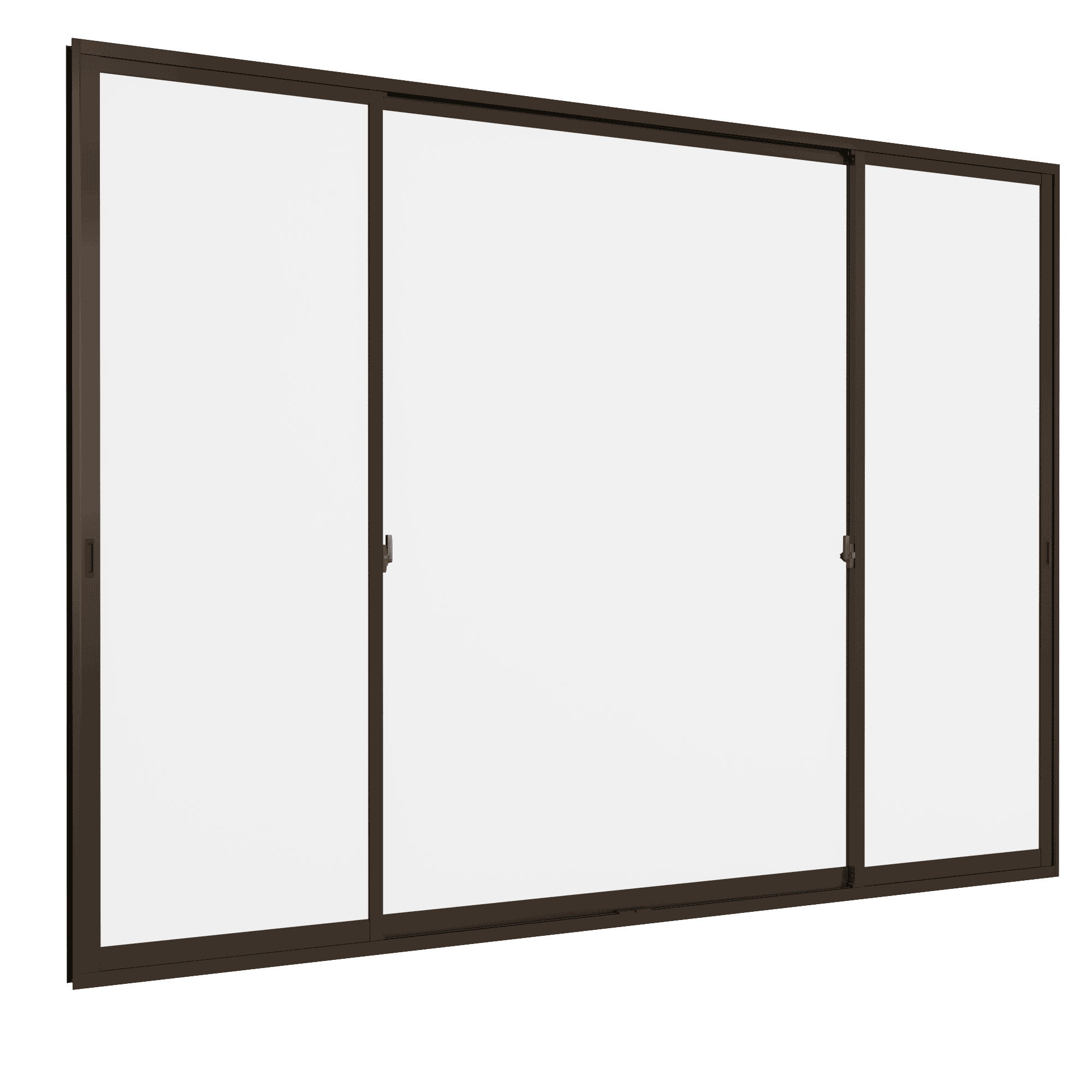 Cửa đi mở trượt 3 cánh 2 ray SFS We70