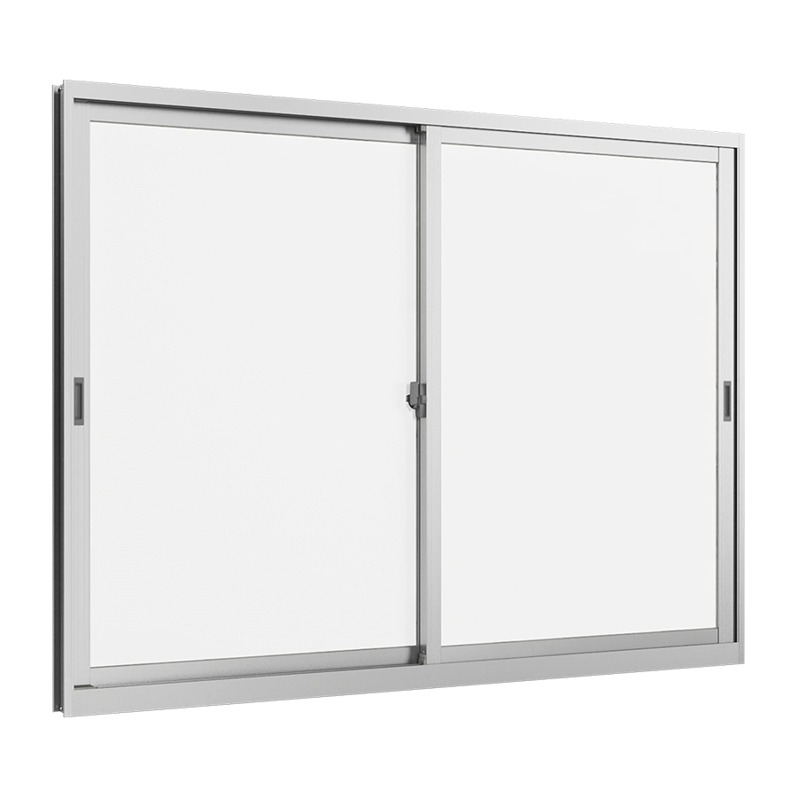 Sliding Window 2 panels on 2 tracks NS