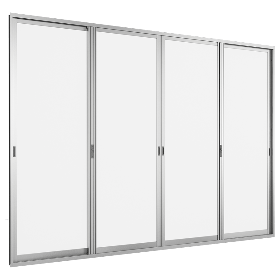 WE 70 Entrance Sliding Door (4 panels on 2 tracks)