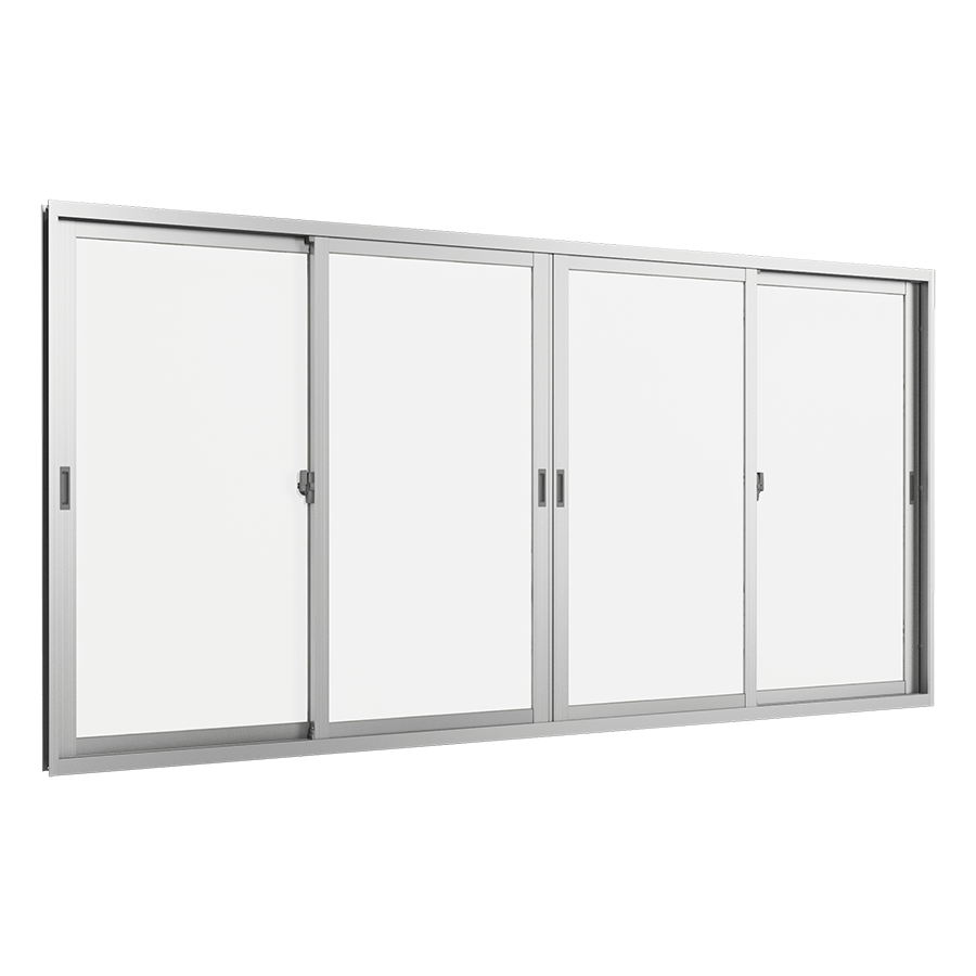 Cửa sổ mở trượt (4 cánh 2 ray) WE70