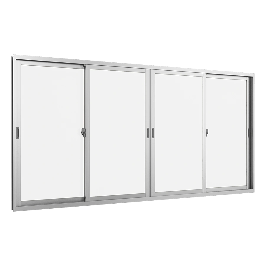 Sliding Window 4 panels on 2 tracks WE 70