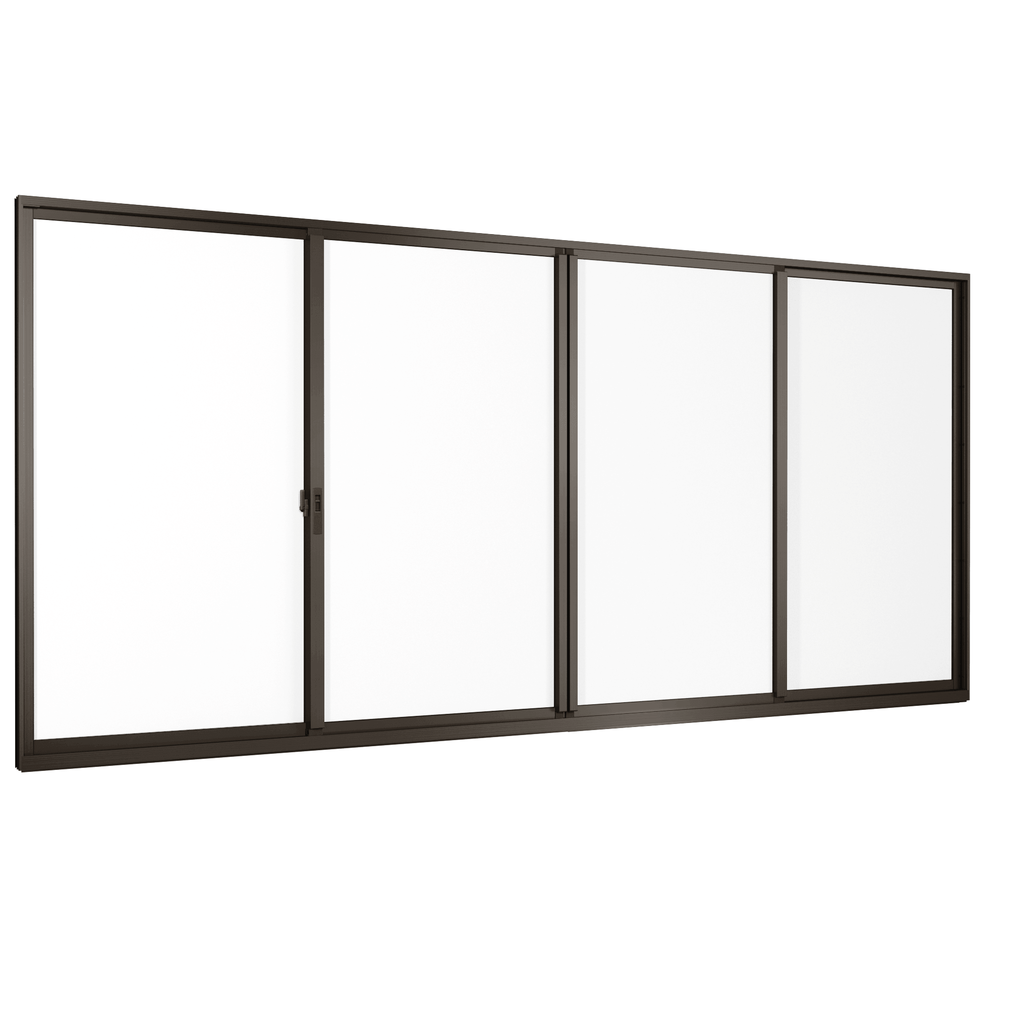 Sliding door 4 Panels 2 Tracks Atis