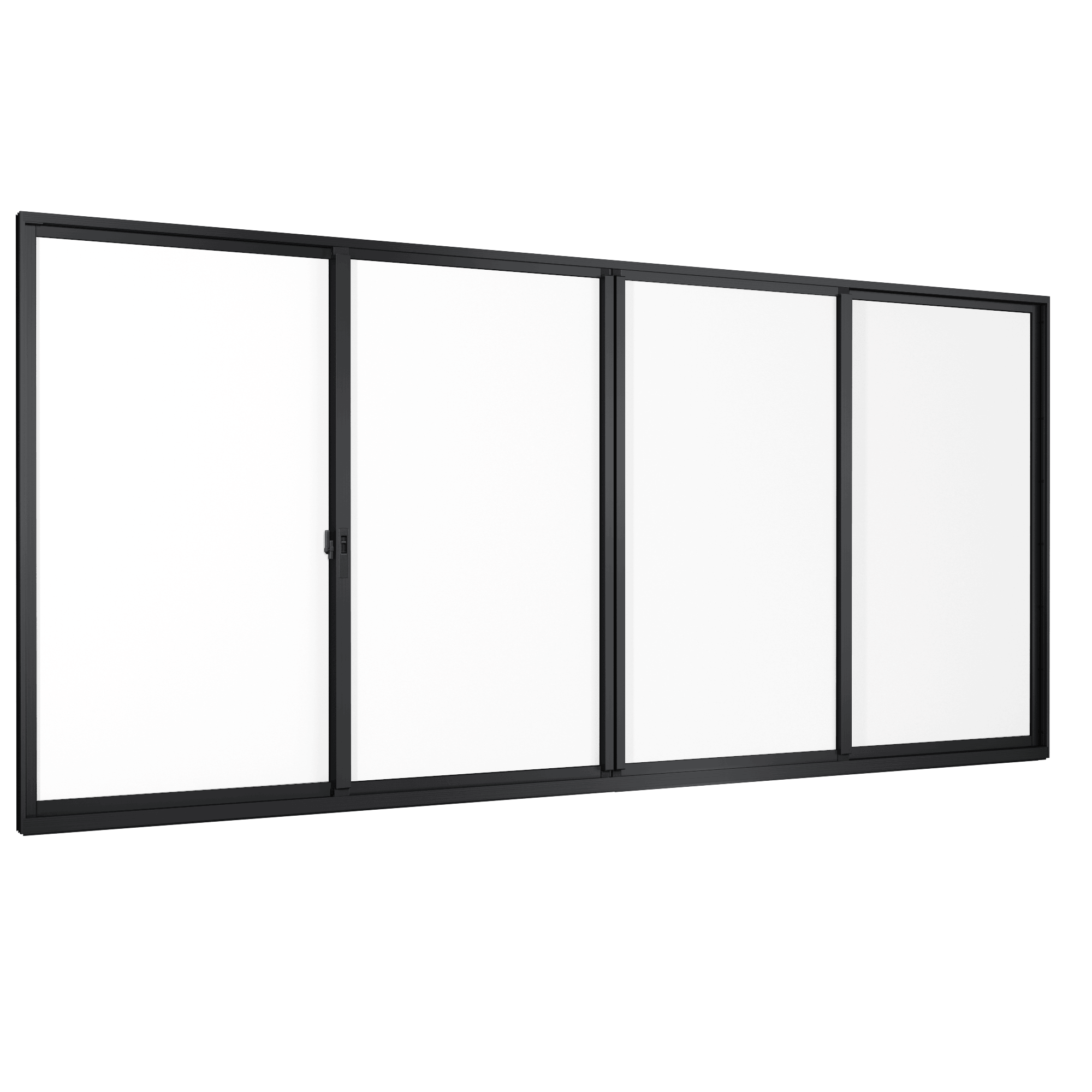 Sliding door 4 Panels 2 Tracks Atis