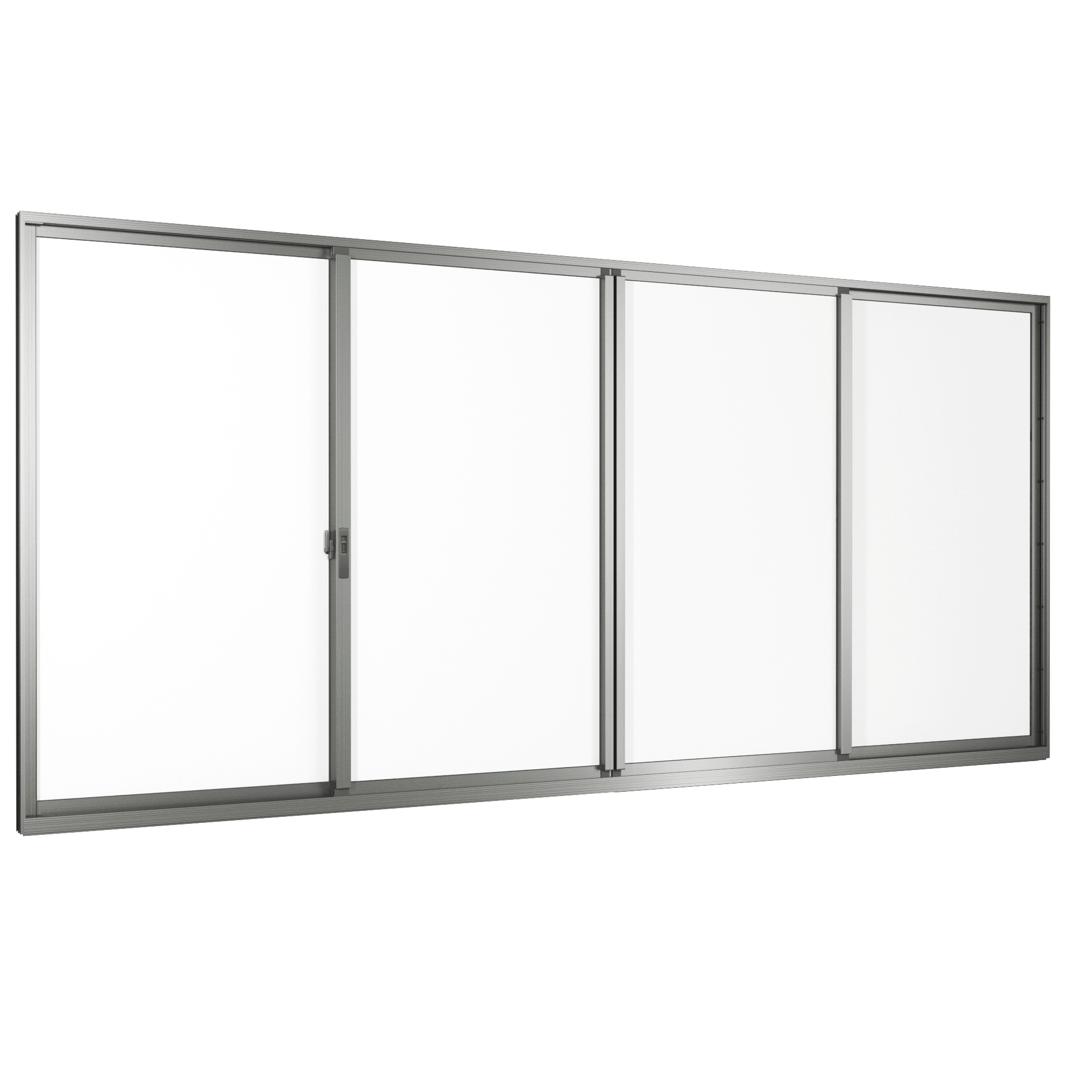Sliding door 4 Panels 2 Tracks Atis