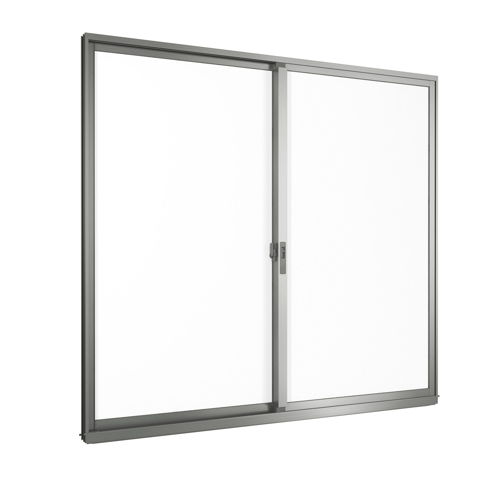 Cửa đi mở trượt 2 cánh 2 ray ATIS
