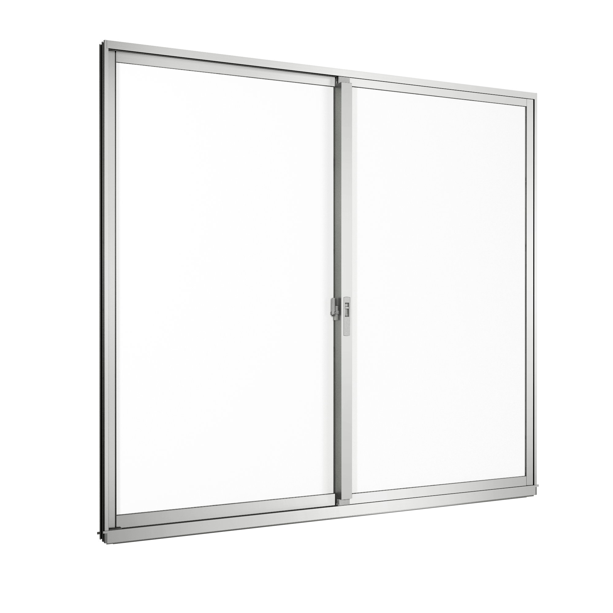 Cửa đi mở trượt 2 cánh 2 ray ATIS