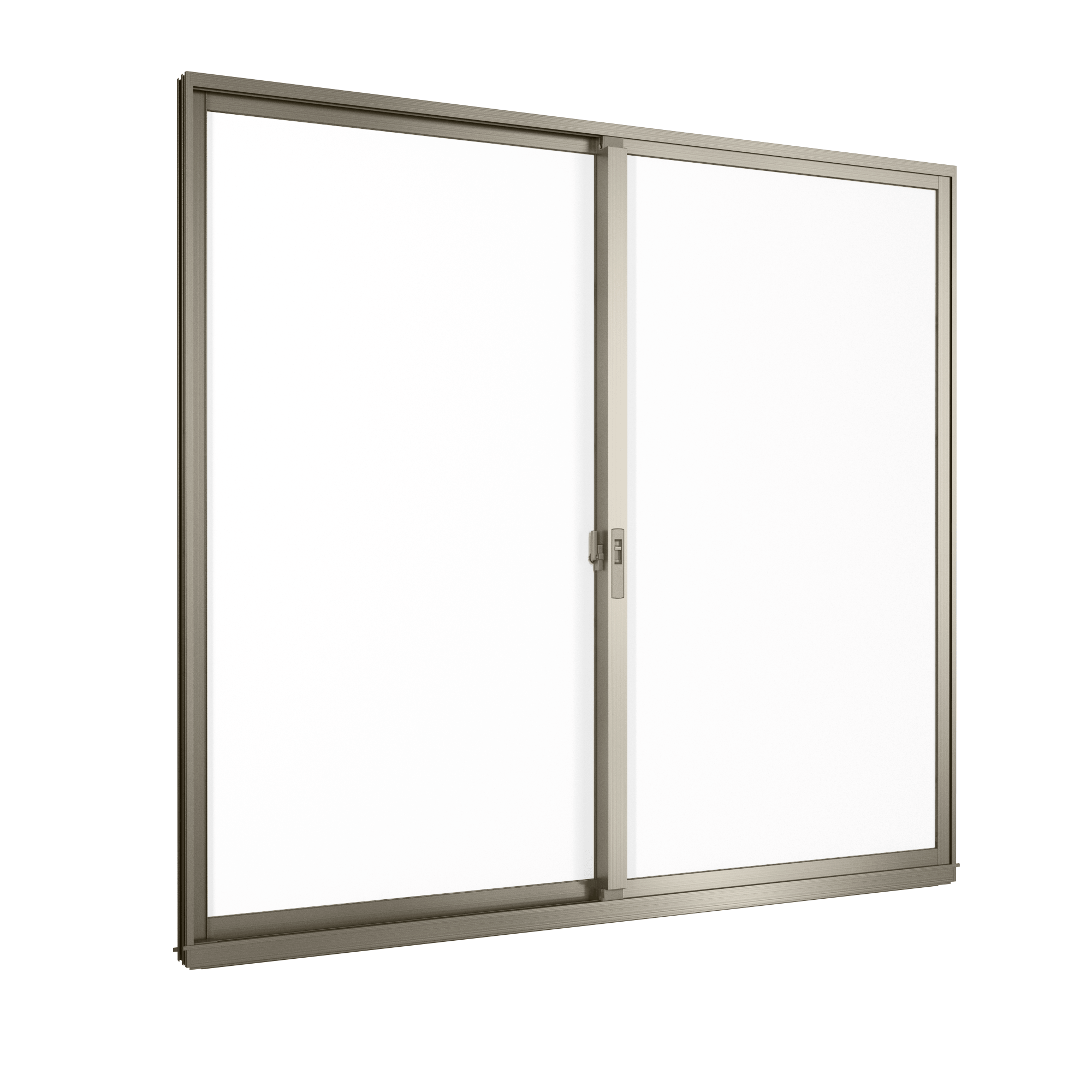 Cửa đi mở trượt 2 cánh 2 ray ATIS