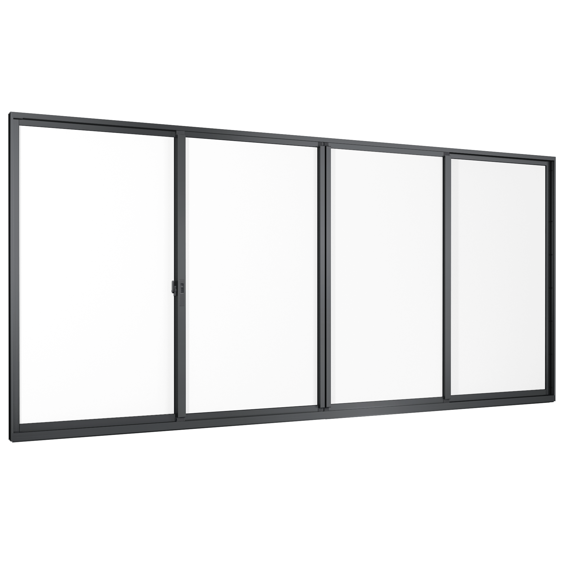 Sliding door 4 Panels 2 Tracks Atis