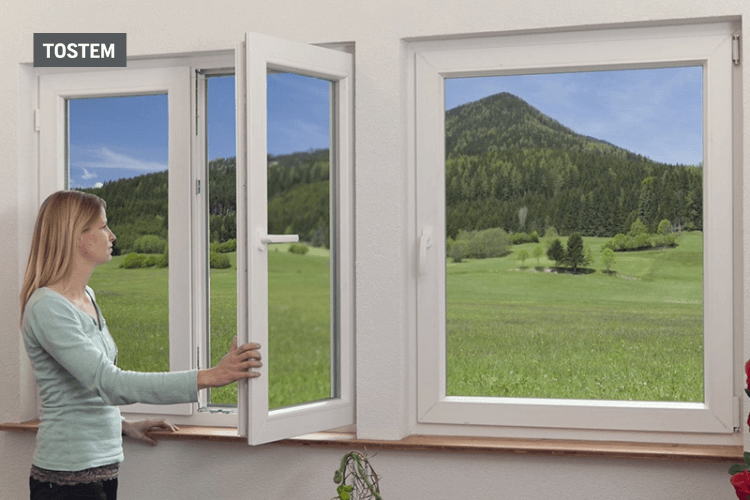 mẫu cửa sổ nhôm kính xingfa 2 cánh đẹp