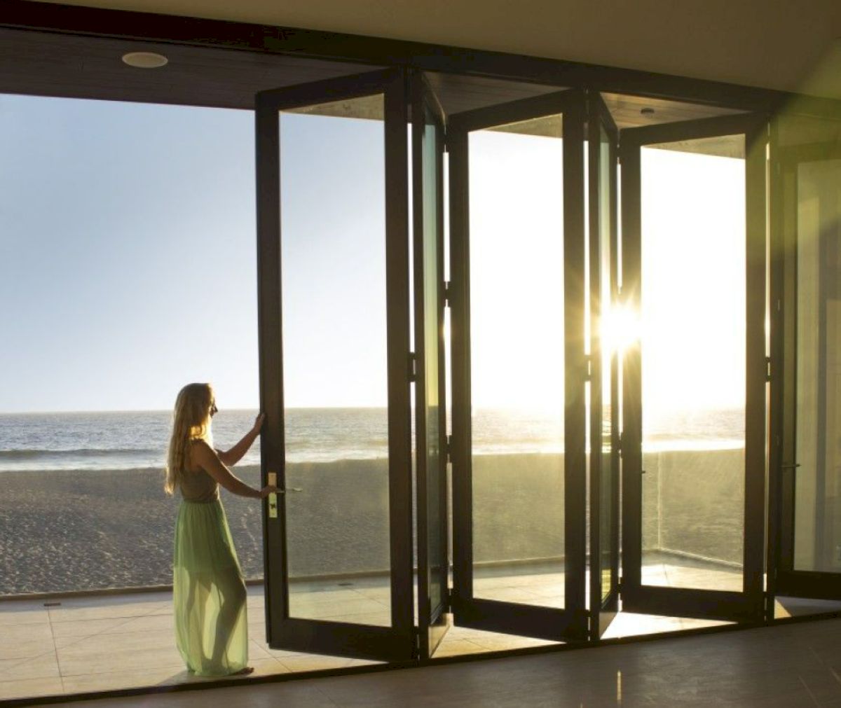 Cửa đáp ứng được không gian có diện tích lớn