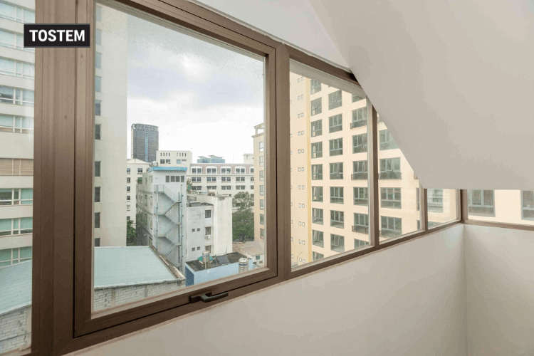 Cửa sổ nhôm kính TOSTEM cho chung cư cao tầng