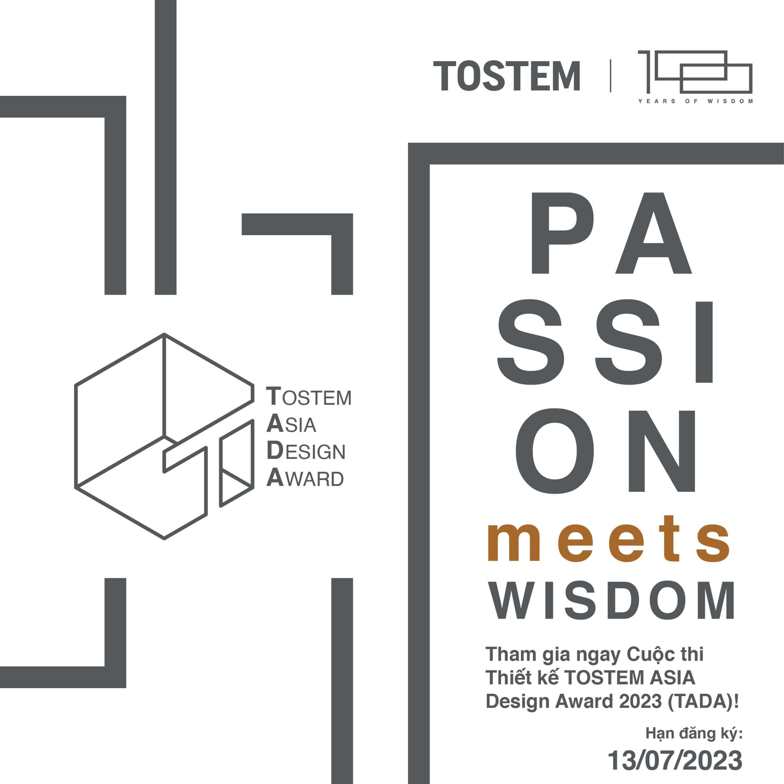 Cuộc thi Thiết kế TOSTEM Asia Design Award 2023