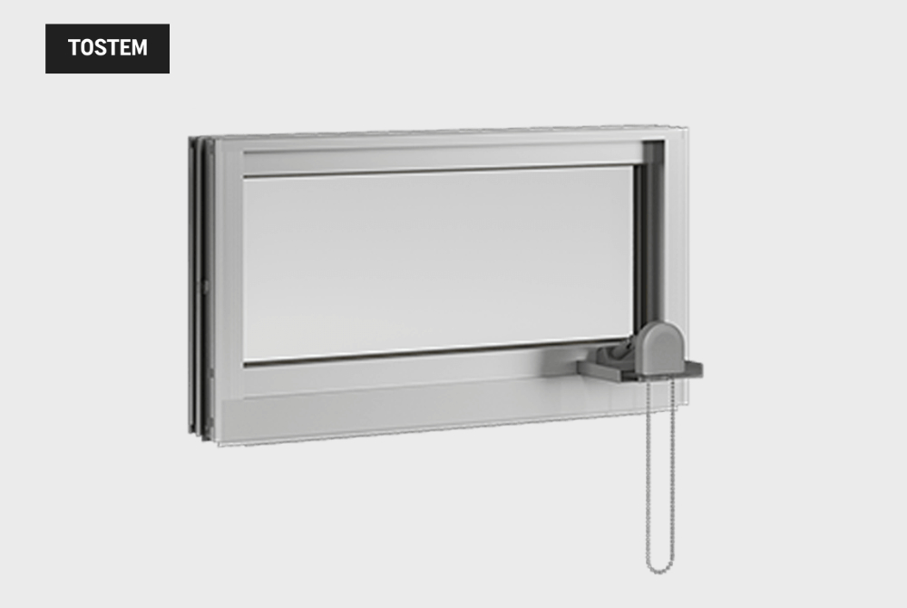 Cửa sổ hất tay kéo hệ ATIS của TOSTEM