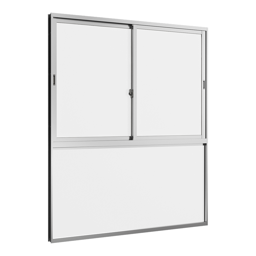 Mẫu cửa sổ lùa nhôm kết hợp thuộc series WE 70 của TOSTEM