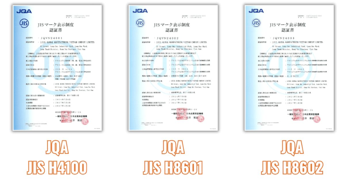 Cửa xếp trượt 6 cánh TOSTEM đạt theo chuẩn quốc tế JIS (Nhật Bản)