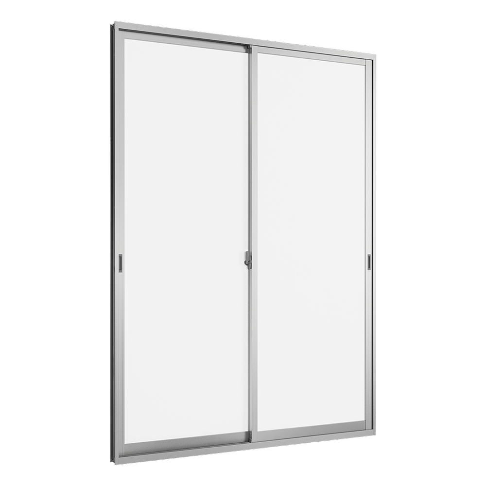 Mẫu cửa đi mở trượt (2 cánh 2 ray) WE 70