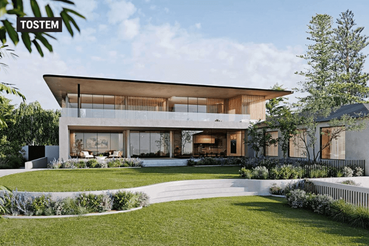 Biệt thự hiện đại 2 tầng với không gian mở