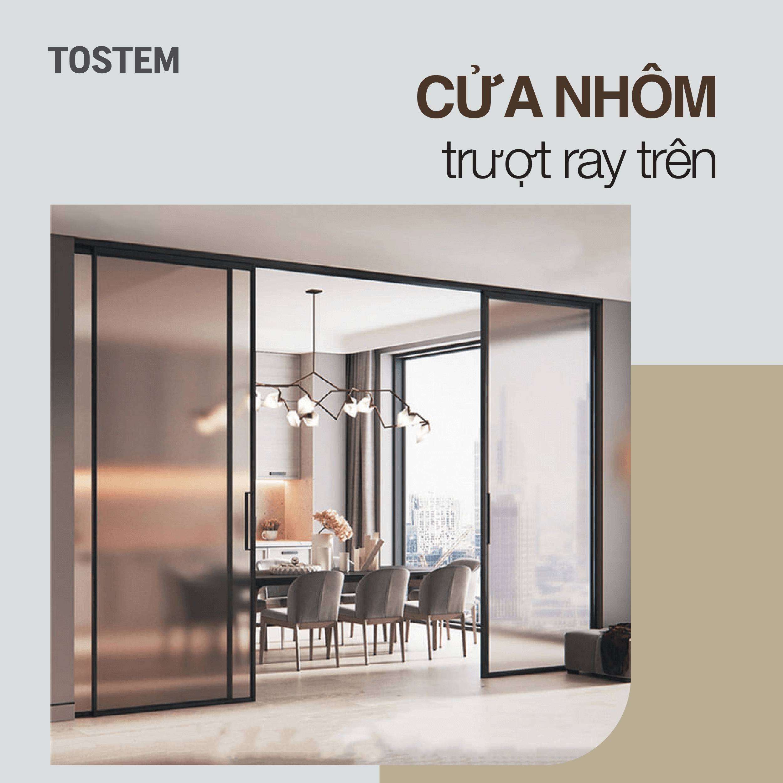 15+ mẫu cửa nhôm trượt ray trên: Tối ưu tầm nhìn, tối đa công năng