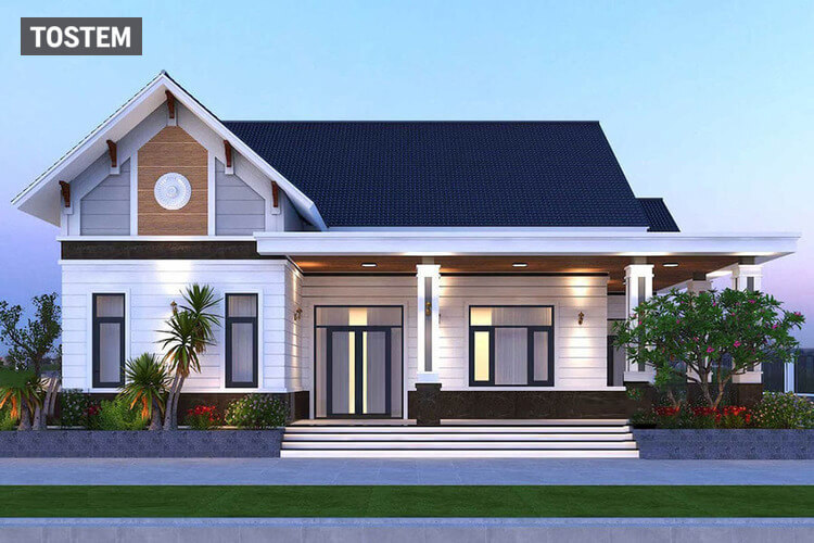 Nhà cấp 4 mái Thái kết hợp hài hòa giữa truyền thống và hiện đại